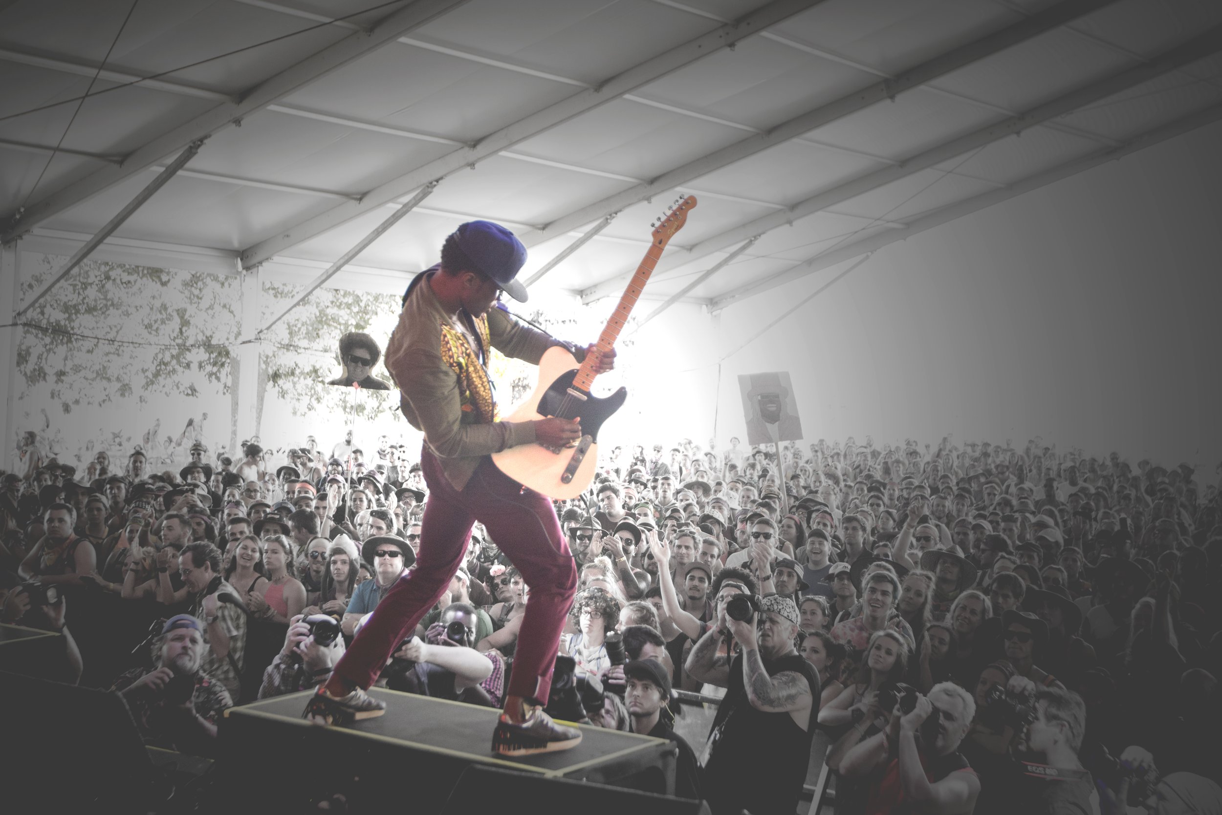 Roman GianArthur performs at Bonnaroo