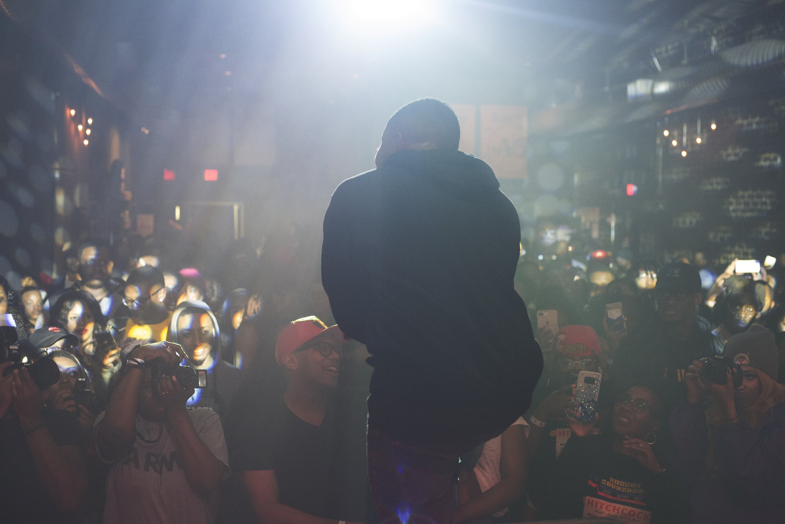 Deante' Hitchcock performs at Aisle 5
