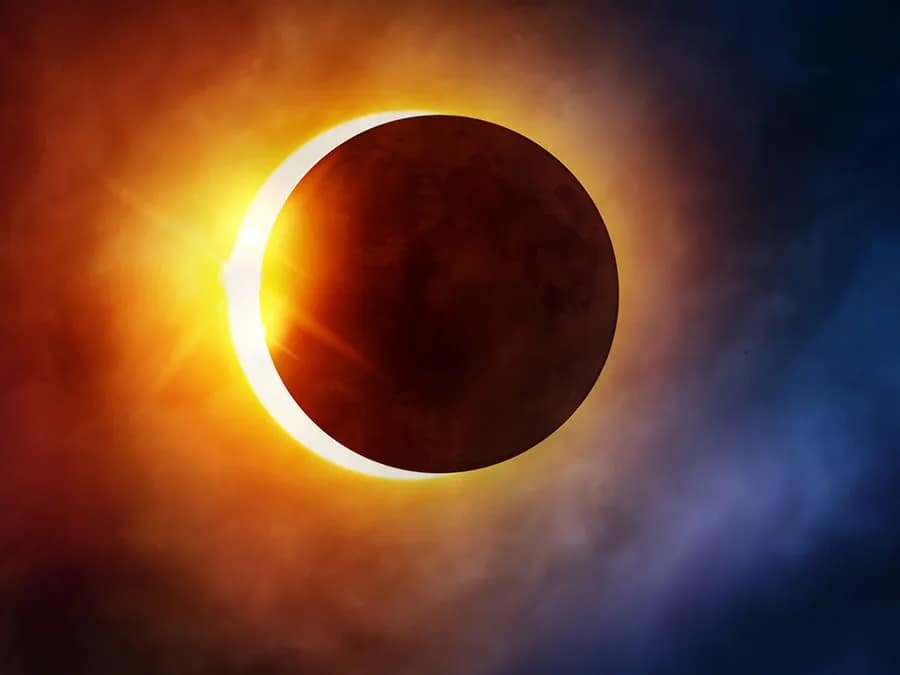 The Real Eclipse‼️‼️ 

The sun will be turned to darkness, and the moon to blood (red), before the great and dreadful day of the Lord. Everyone who calls on the name of the Lord will be saved. 
Joel 2:31-32 

Moral of this story in the Bible. This pr