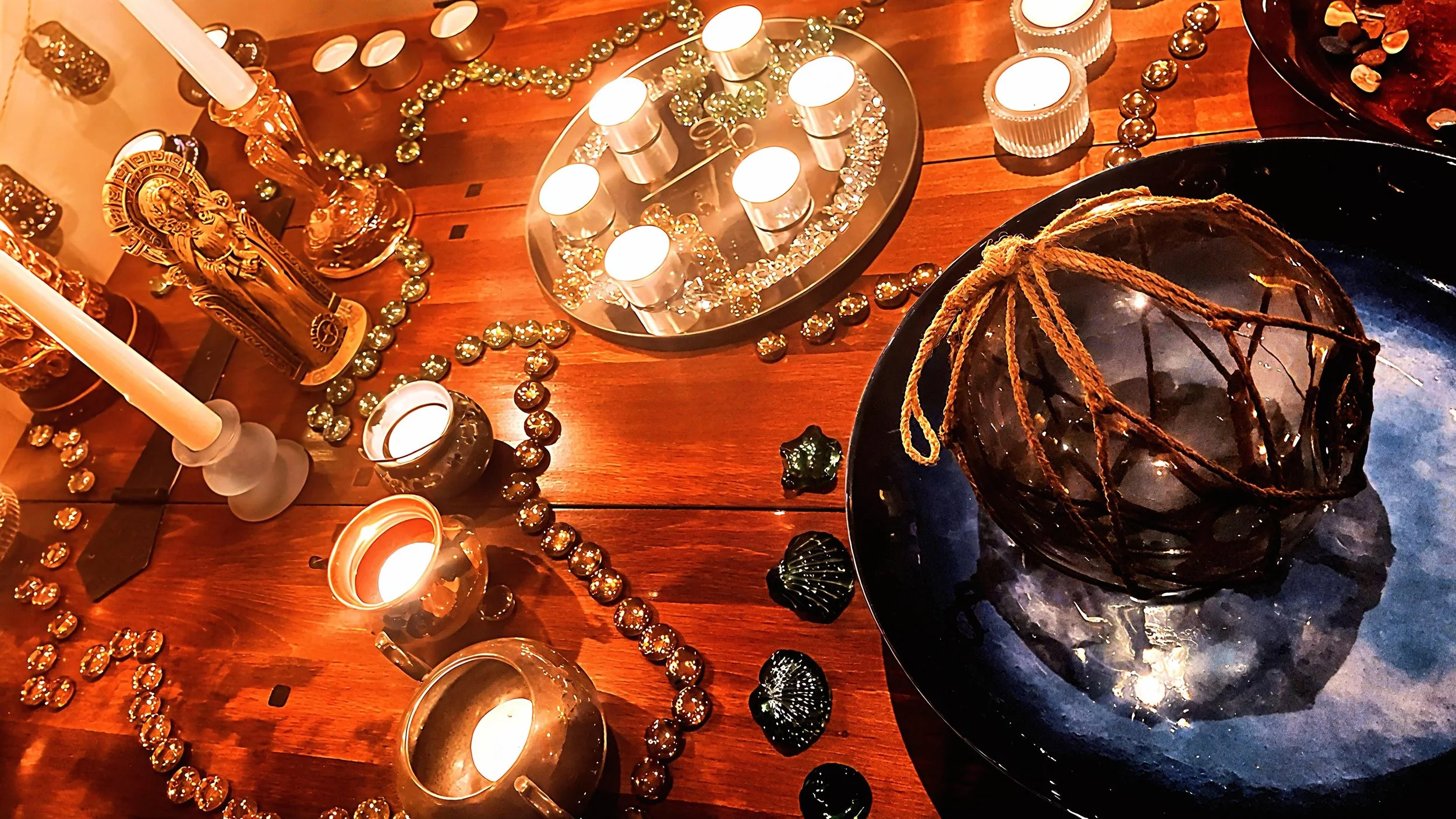 ancestral healing women's circle altar in Bristol