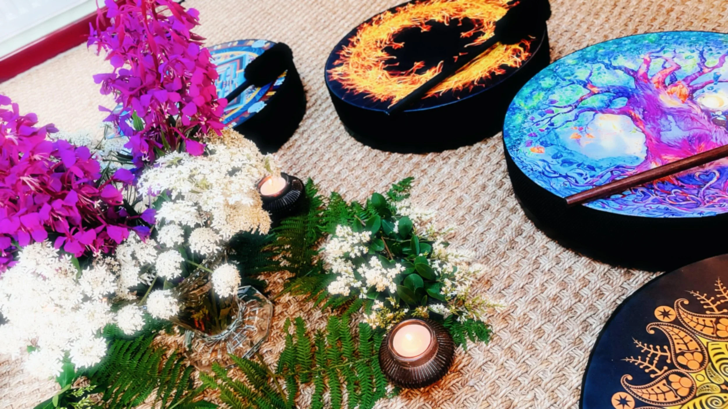 ceremonial threshold drum circle for women bristol