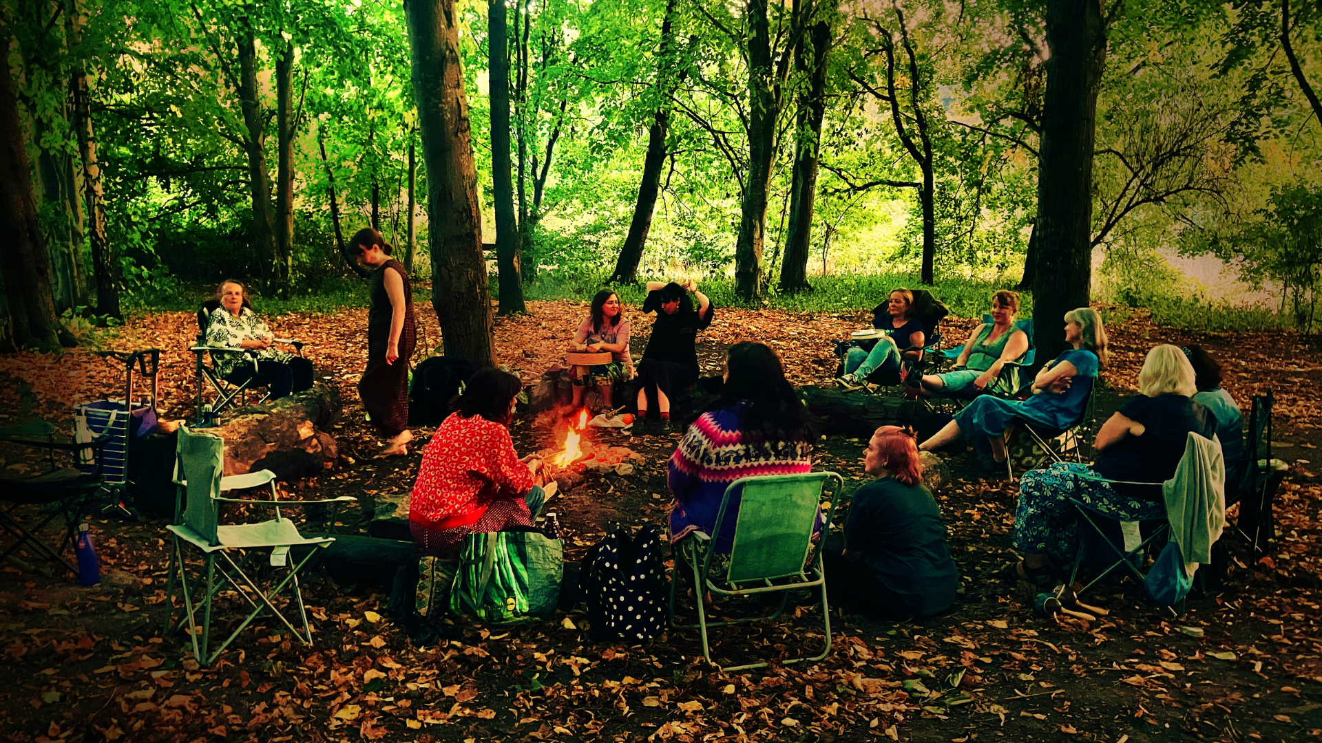 What to expect at a Women's Drum Circle in the Woods