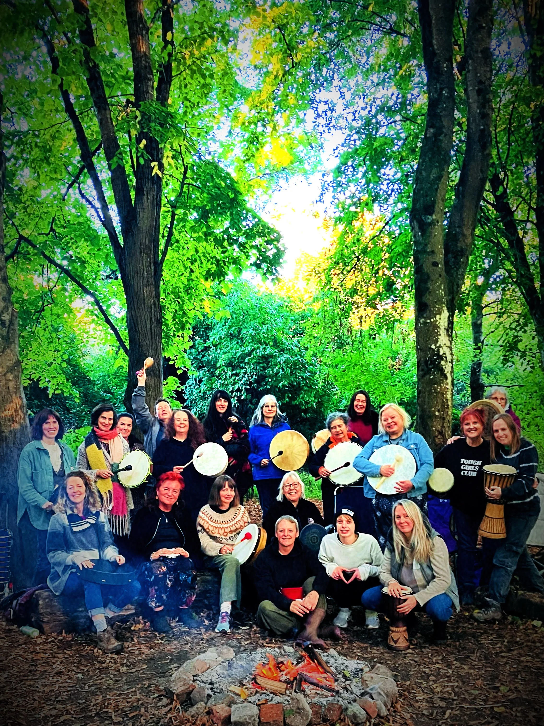 womens circle in nature for shamanic healing Bristol