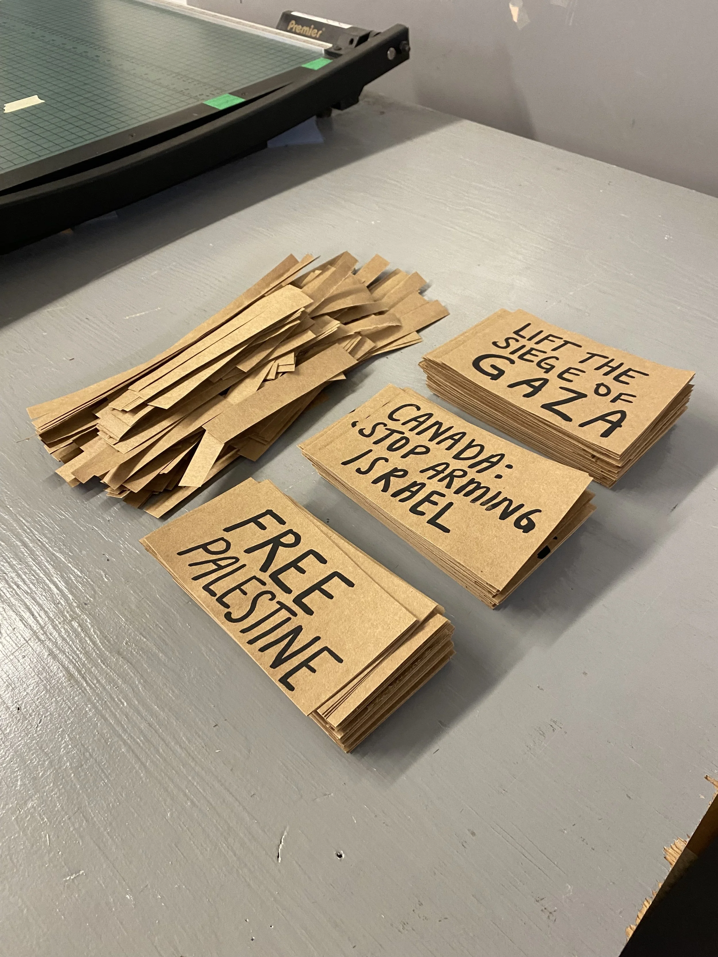 Mini screenprints for wheatpasting (2023)