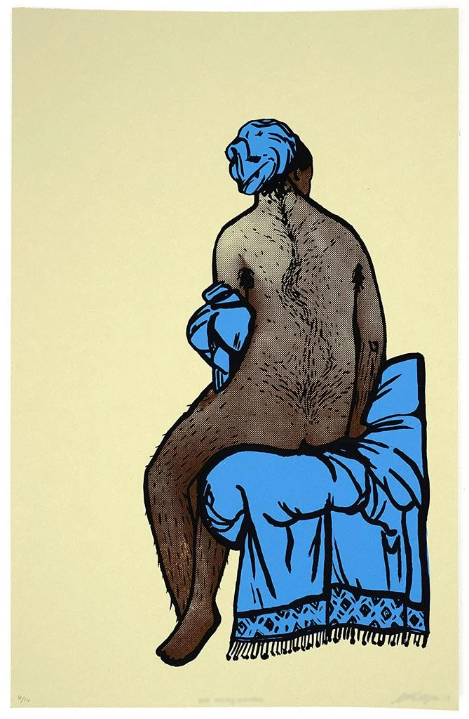 The Hairy Bather (2018)
Screenprint