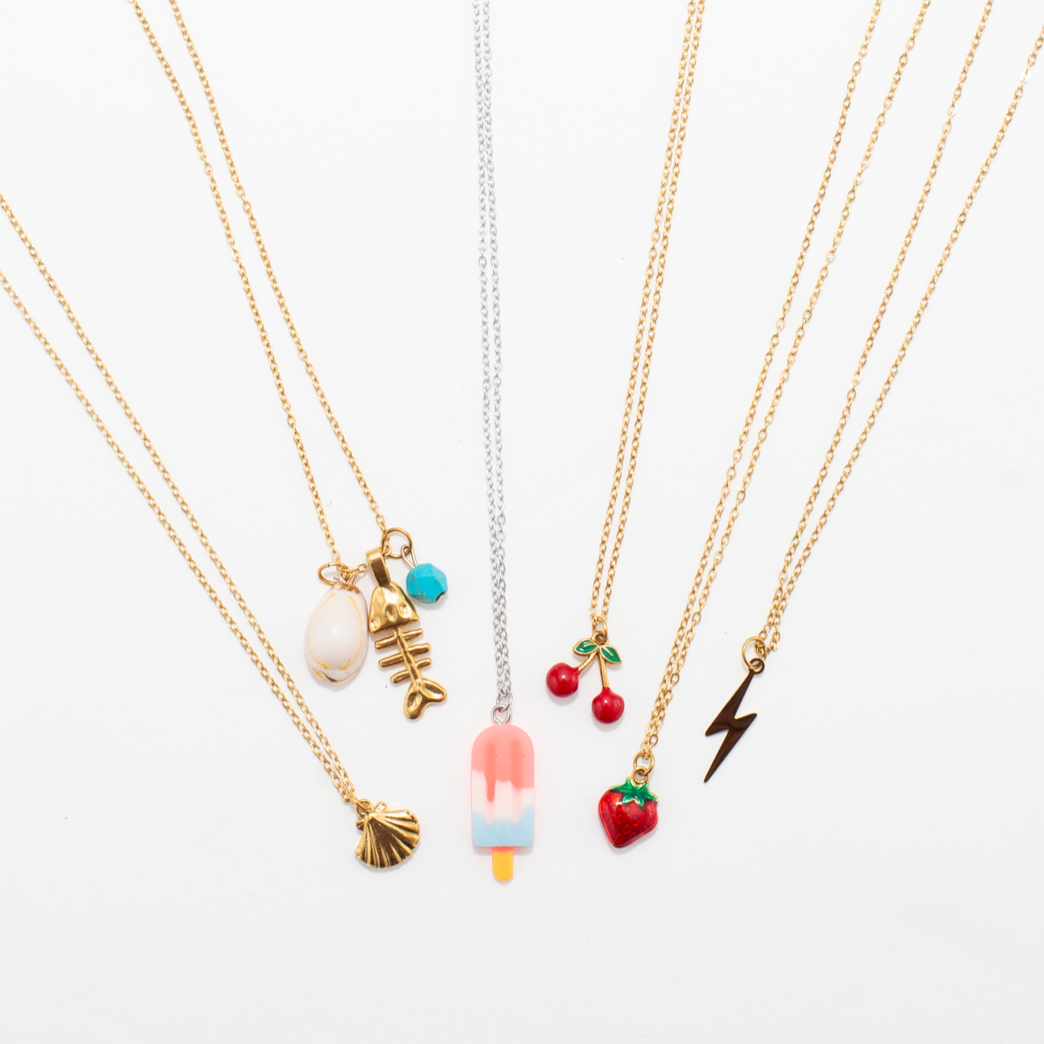 Charm Necklace Drop
