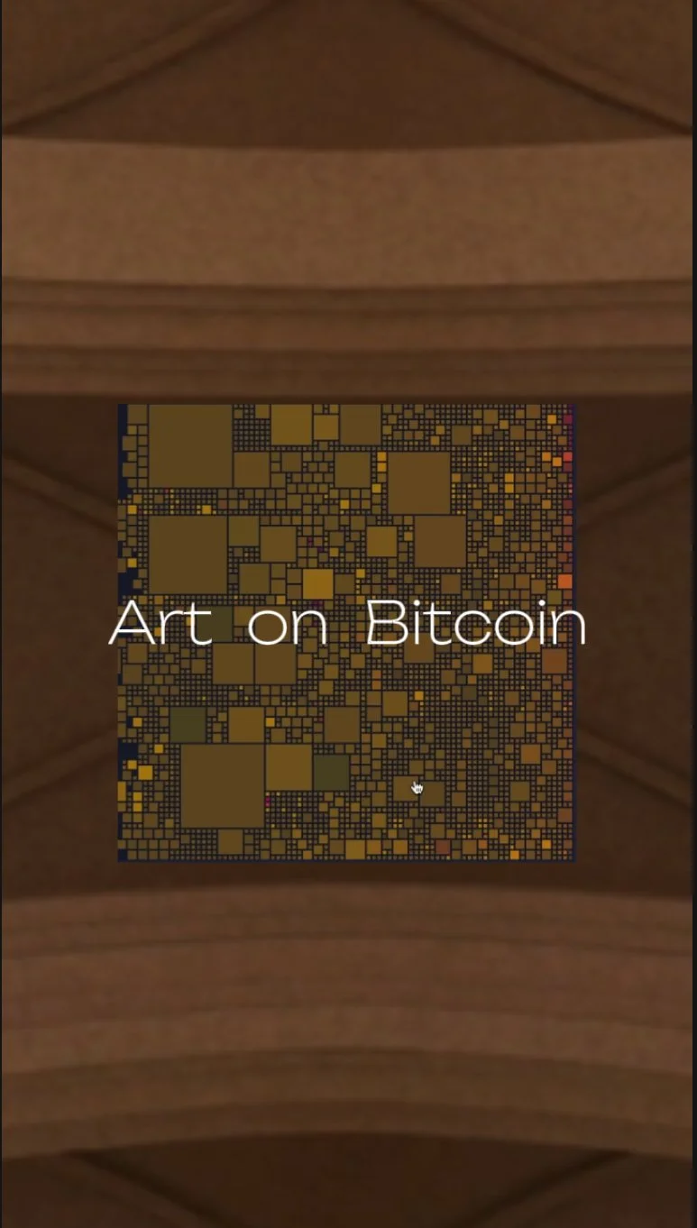 Close-up view of a Bitcoin coin with a digital circuit pattern and words like 'decentralized' and 'digital currency' around the edge, featuring a gold color scheme.