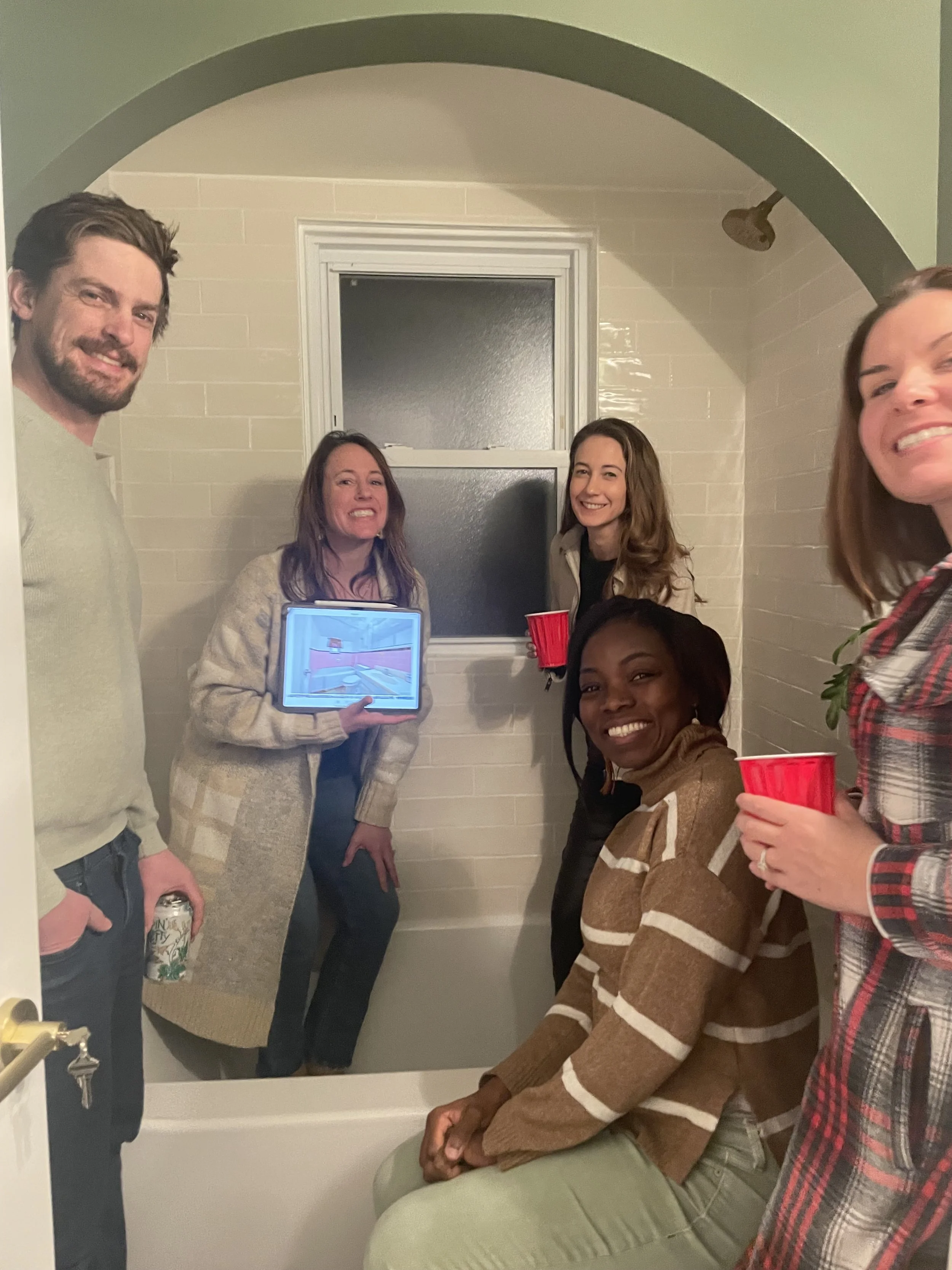 Showing Before Photo during an After Tour