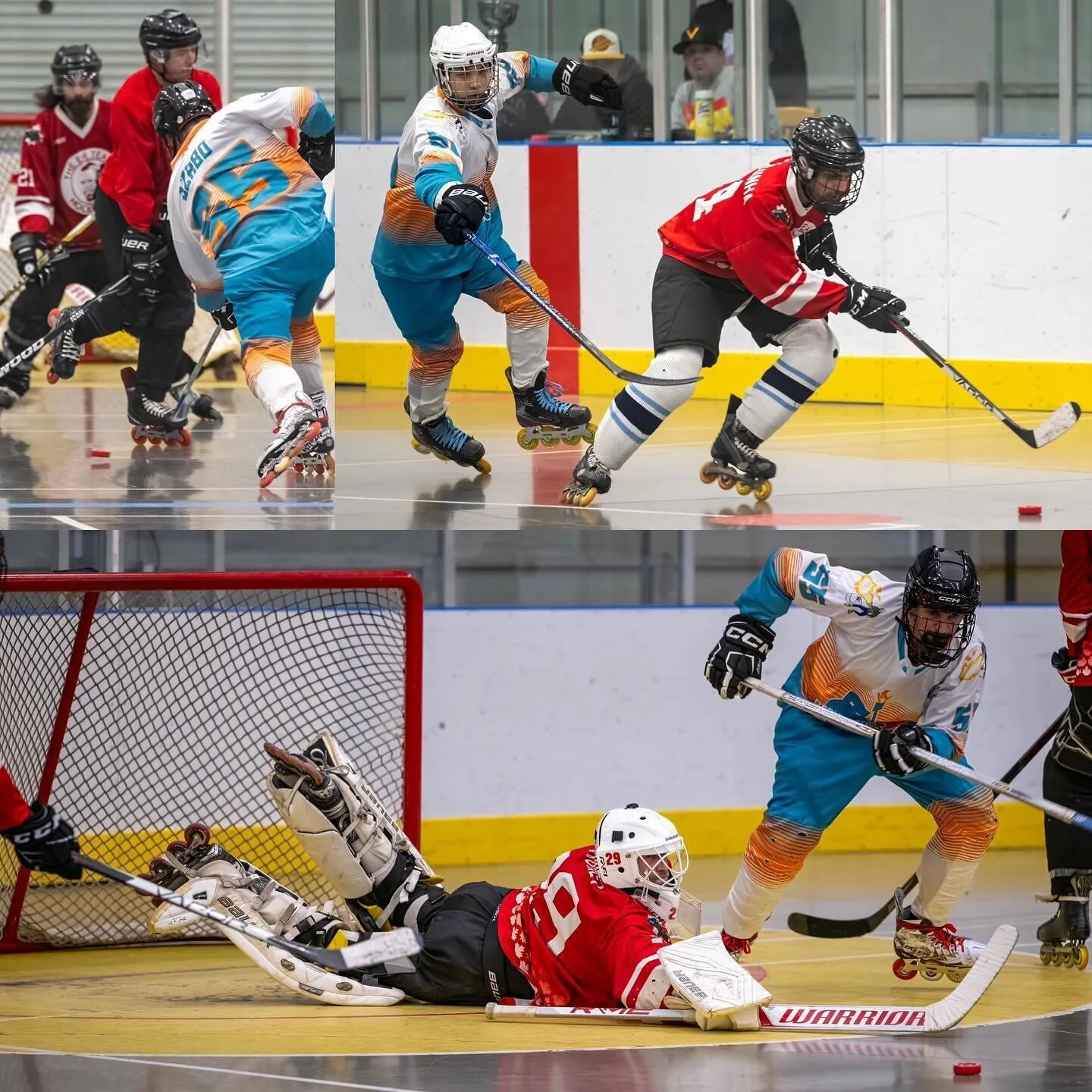 March 24 2024 - Regulators vs The Eh Team - pictures are now loaded on site
@regulators_vihl 
@vihlhockey 
@coasthockeyshop 
@rollerhockeycanada 
@tonyhockey09