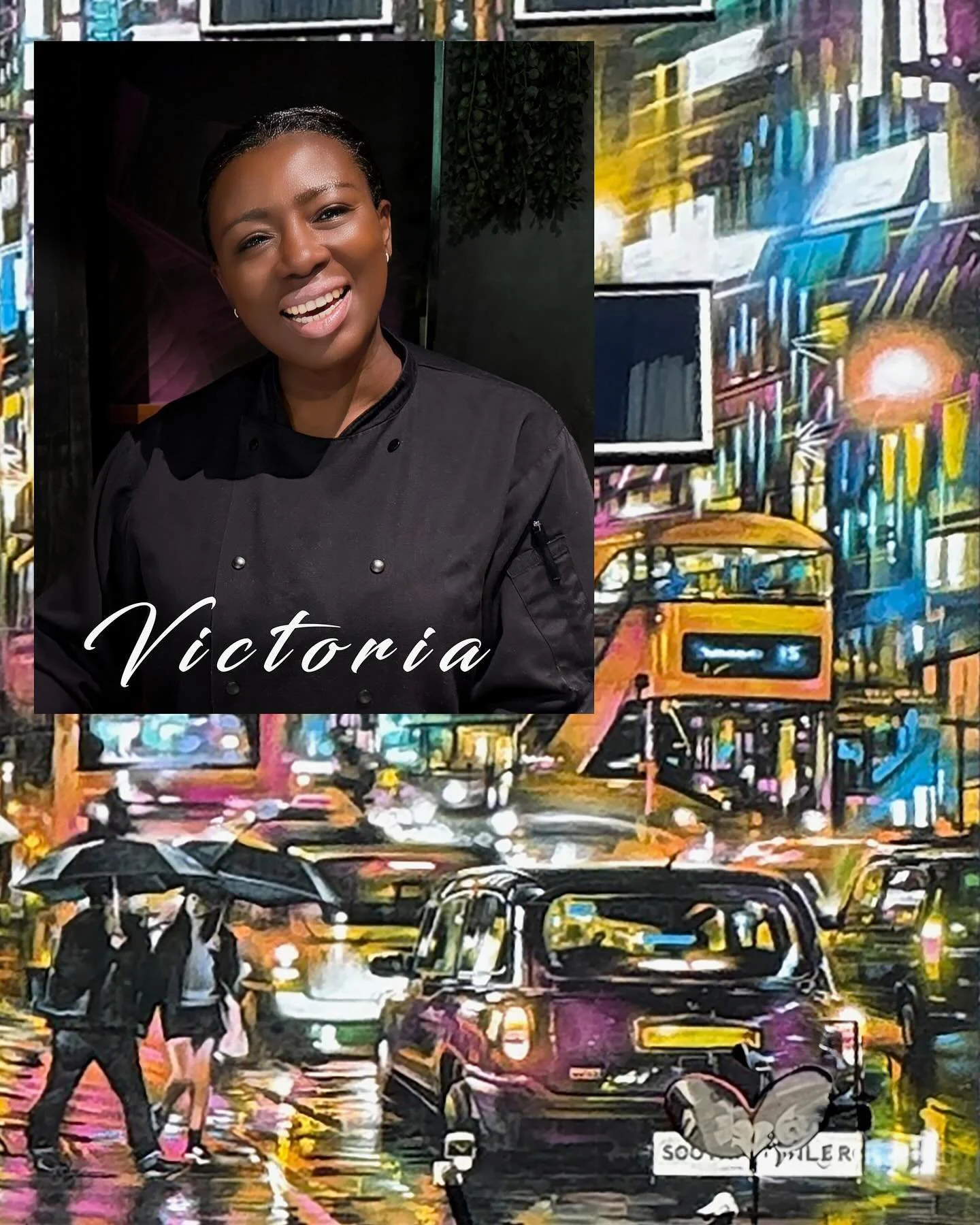 Thank you to Victoria for greeting us with a beautiful smile in the mornings in our hotel in London and making the best omelettes ever.