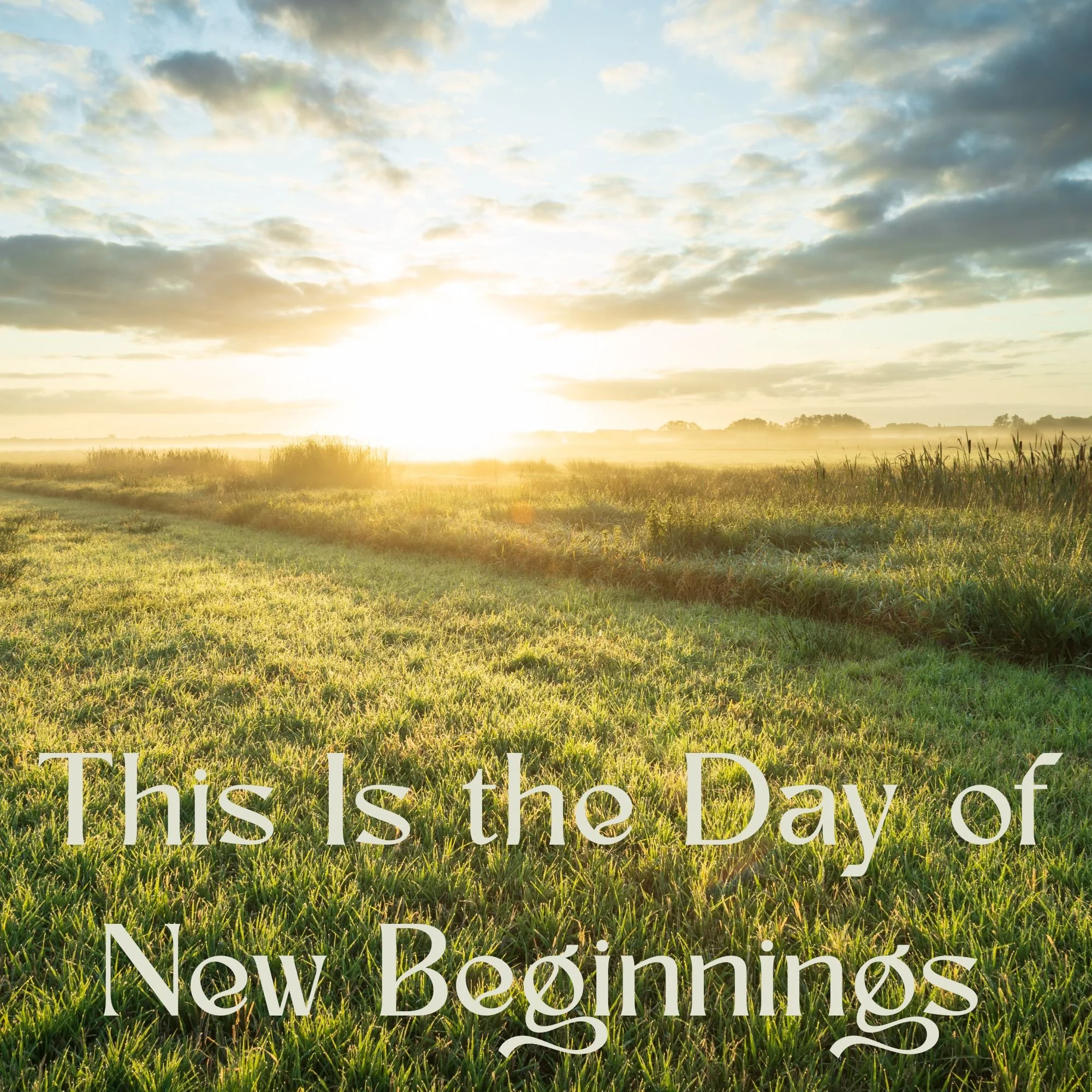 This Is the Day of New Beginnings