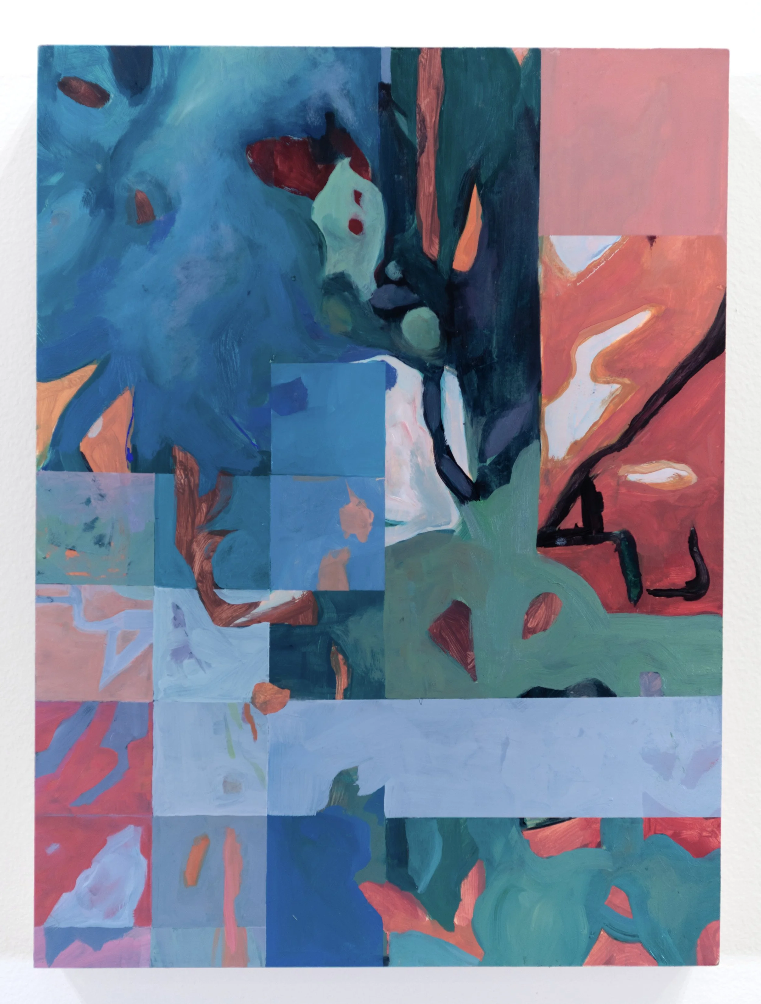 Snow Day, oil on panel, 9 x 12 in