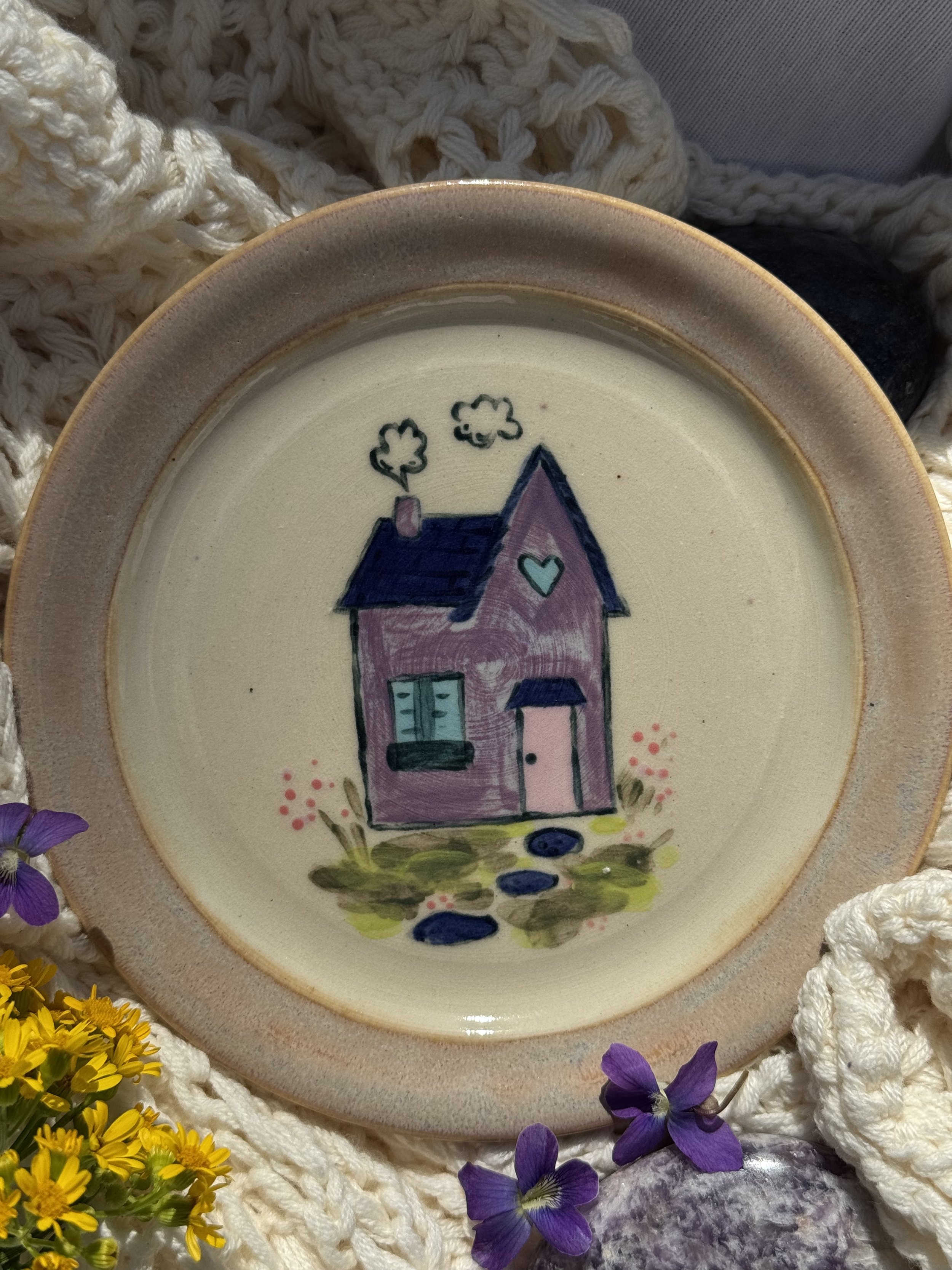 House Plate, Purple