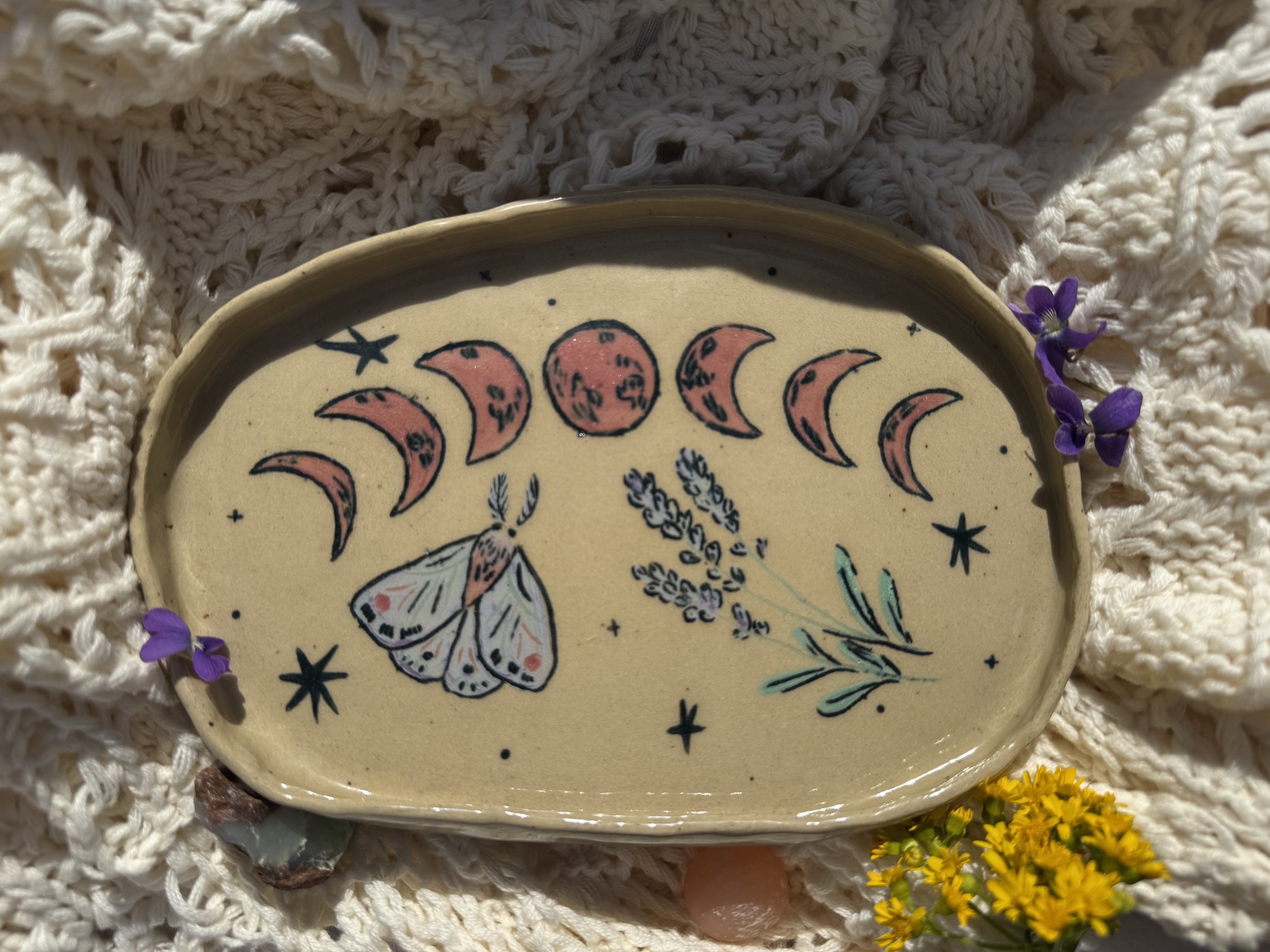 Pink Moon Tray