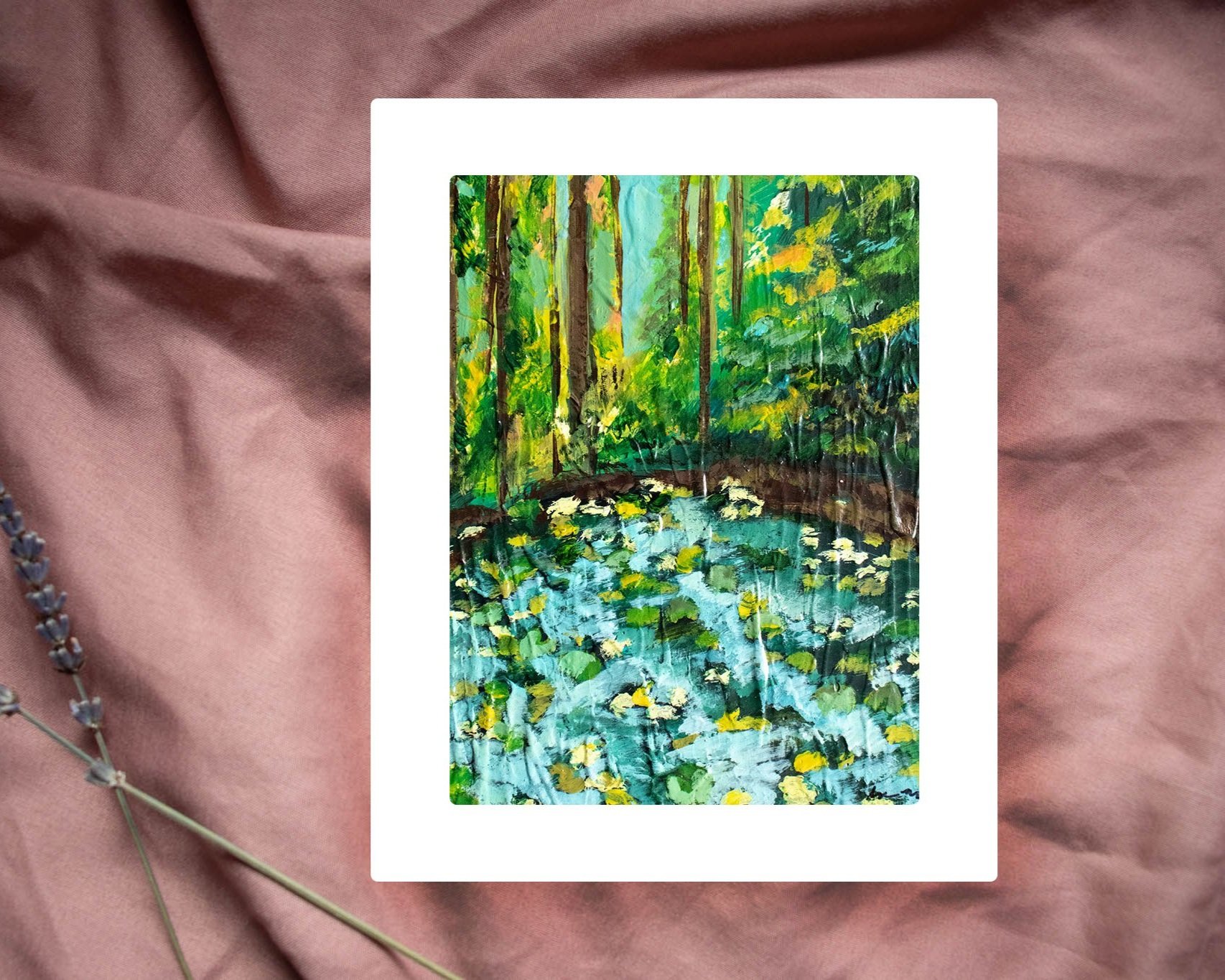 TexturedLilyPadStudy_8x10.jpg