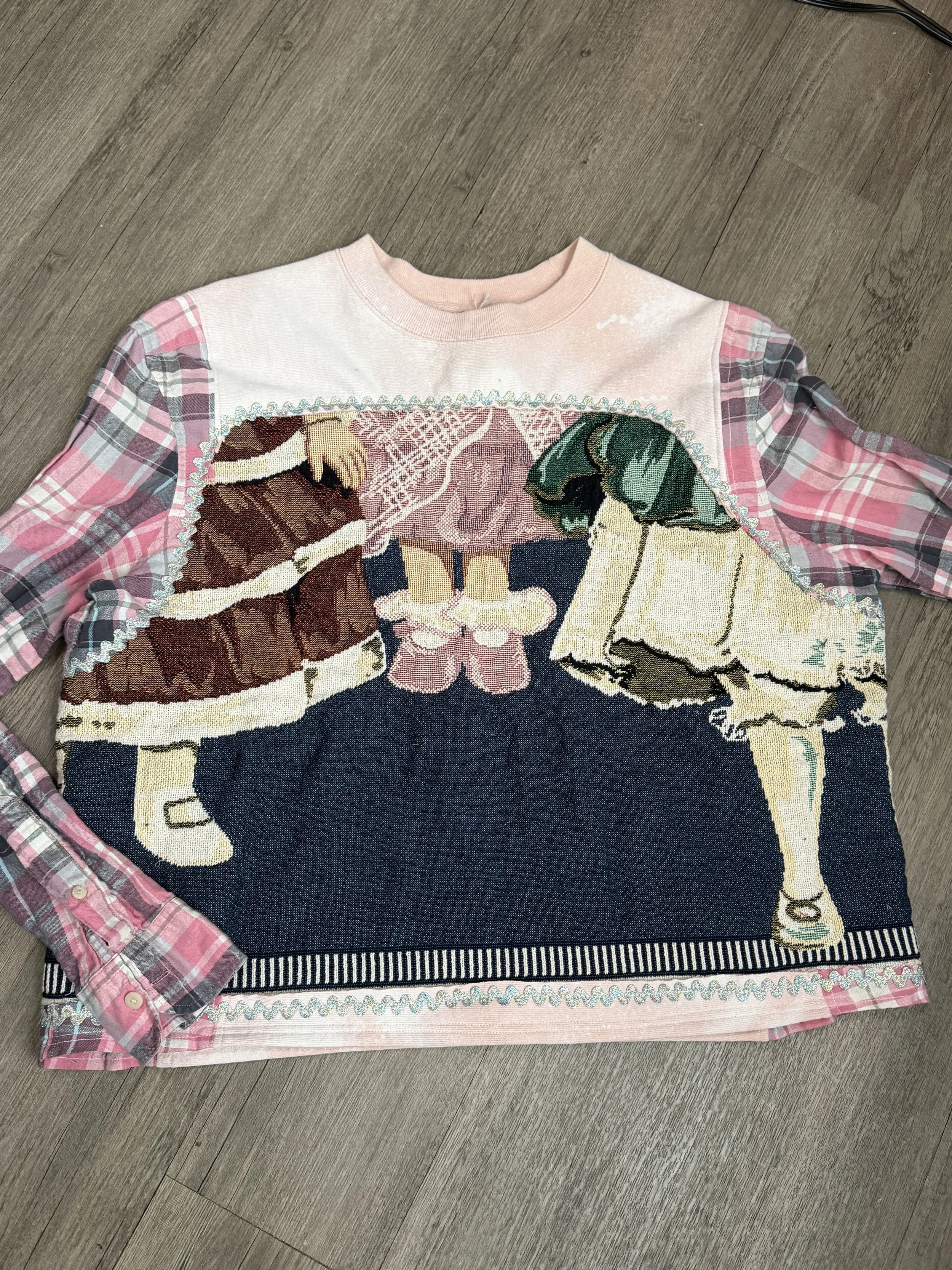 Dolls Leg's with Rainbow Trim Cutout