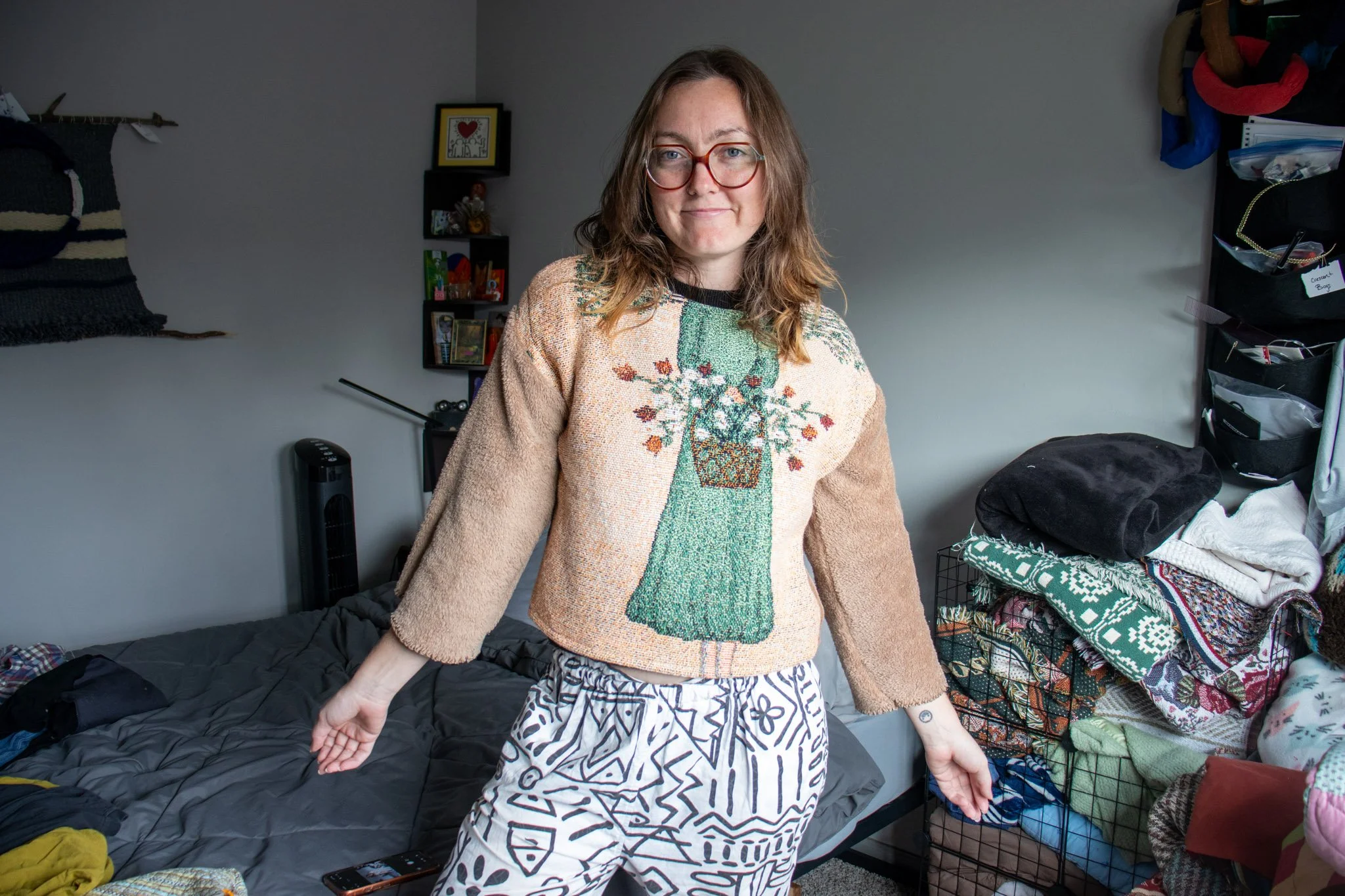 Garden Angel Blanket Pullover