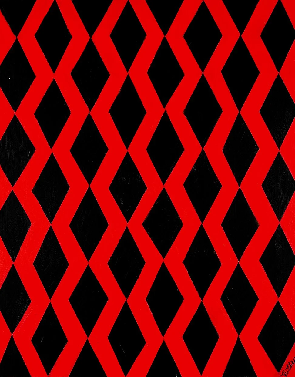 Esther Suzanne Scott  
/ Fishnets
2026 / 20 x 16"
acrylic on wood panel
$950 
click to purchase