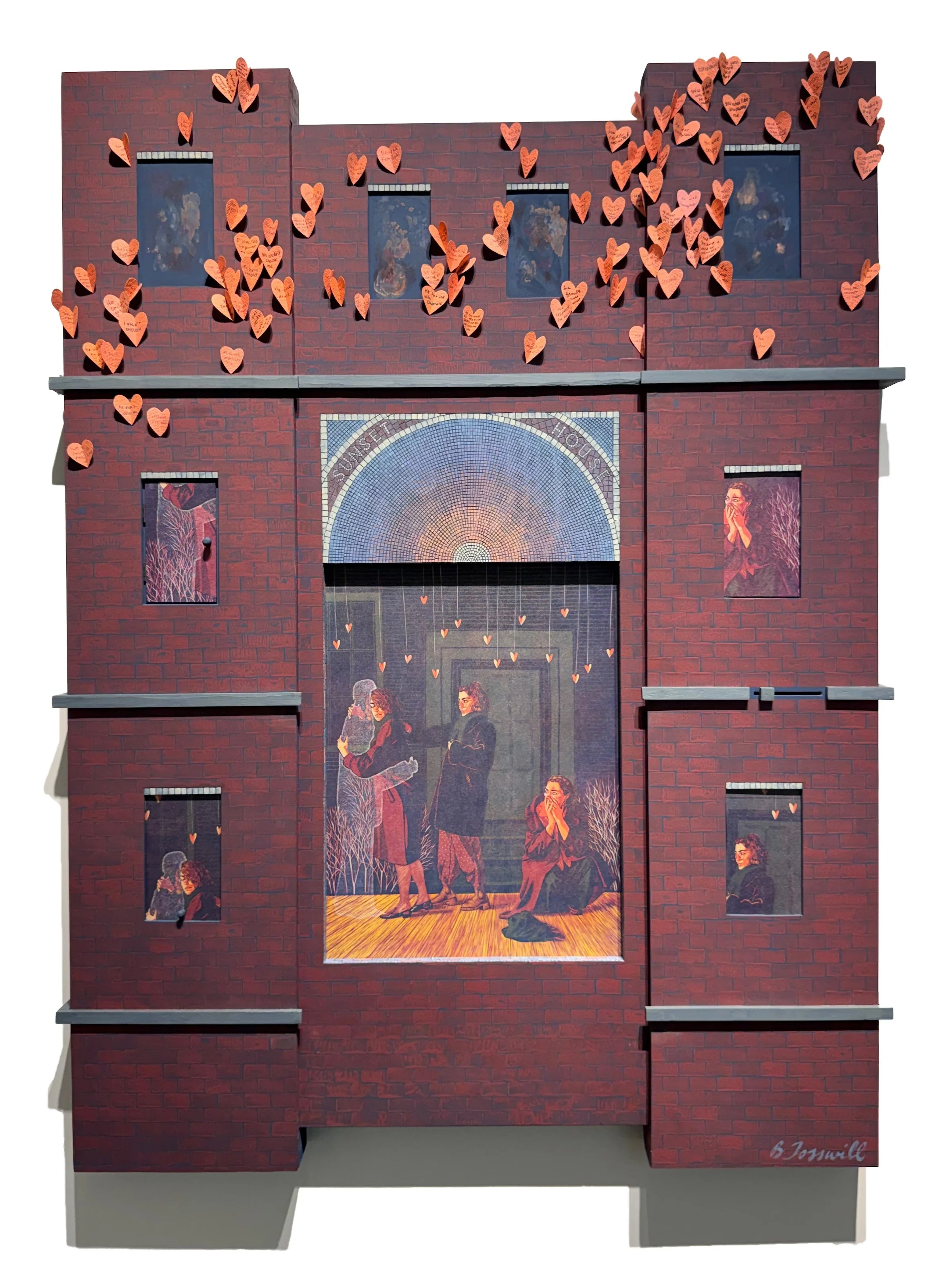 Brianna Tosswill
Sunset House
2026
linocut & mixed media
48 x 36"
$5,800
click for more images