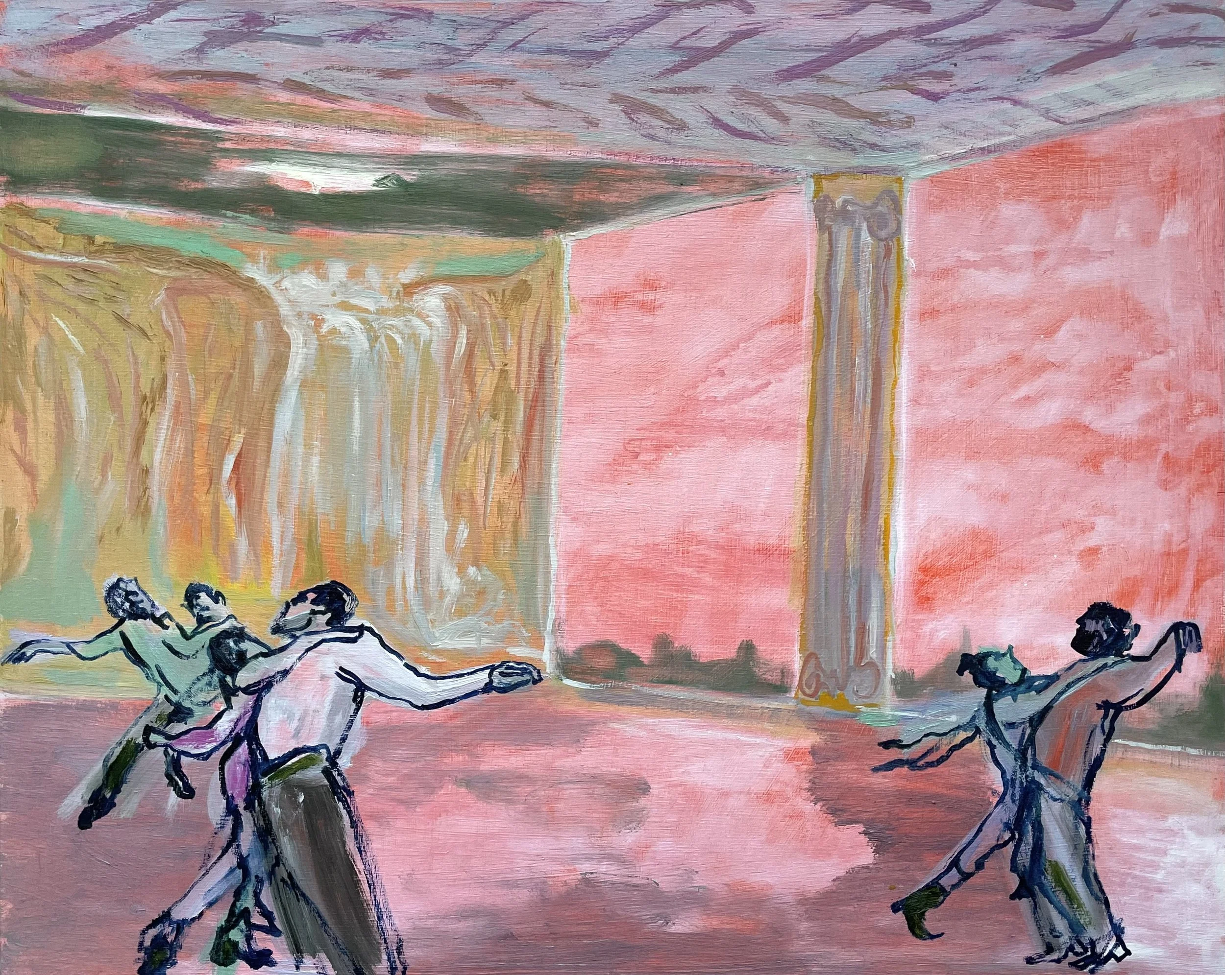 Stacey Watson (Calgary, AB)
Choreography, 2024
oil on birch panel
16 x 20"
$585 unframed - click to purchase