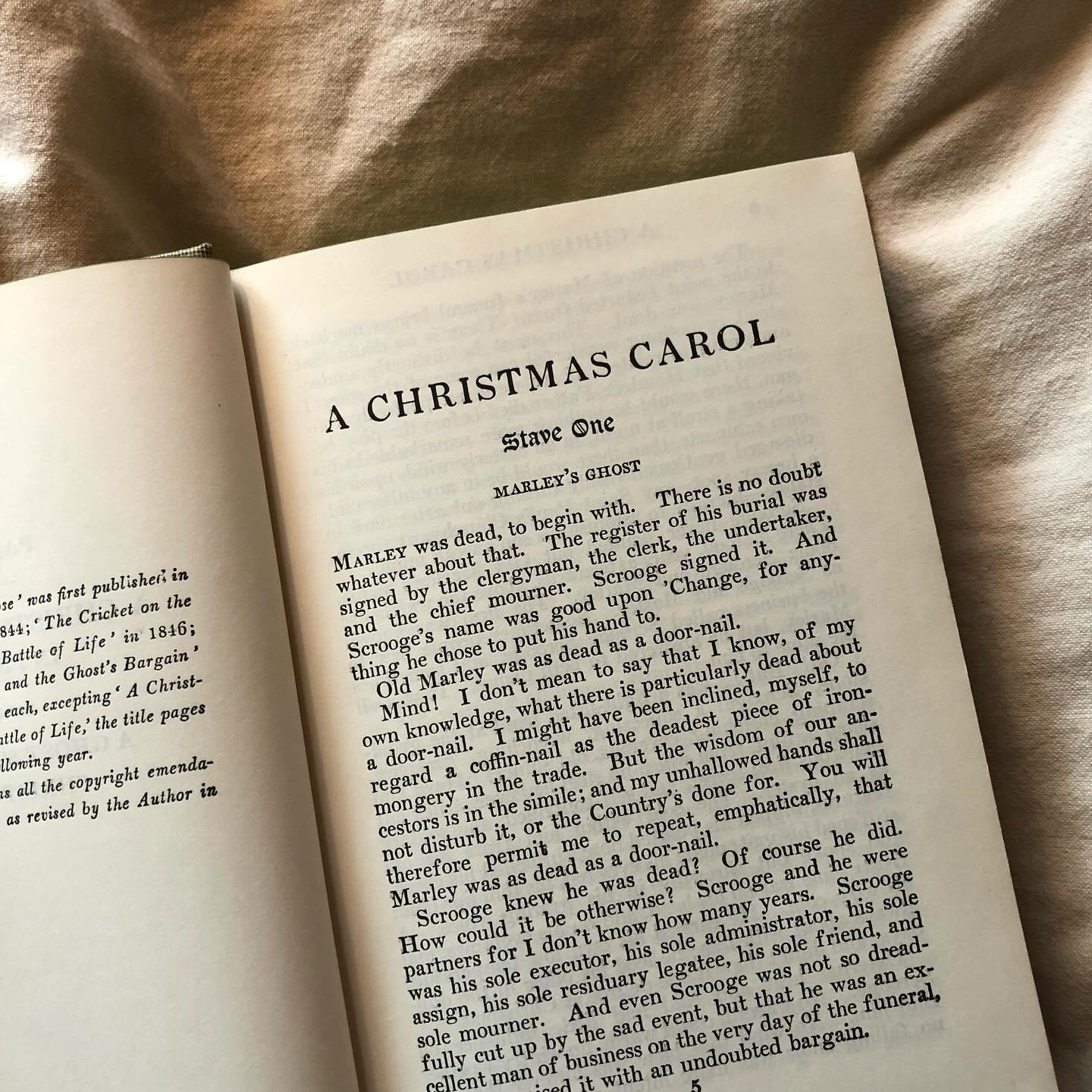 Currently reading A Christmas Carol with one of my classes. Feeling very pleased with our very season-appropriate reading schedule this school year&hellip; ☺️

&ldquo;And it was always said of him, that he knew how to keep Christmas well, if any man 