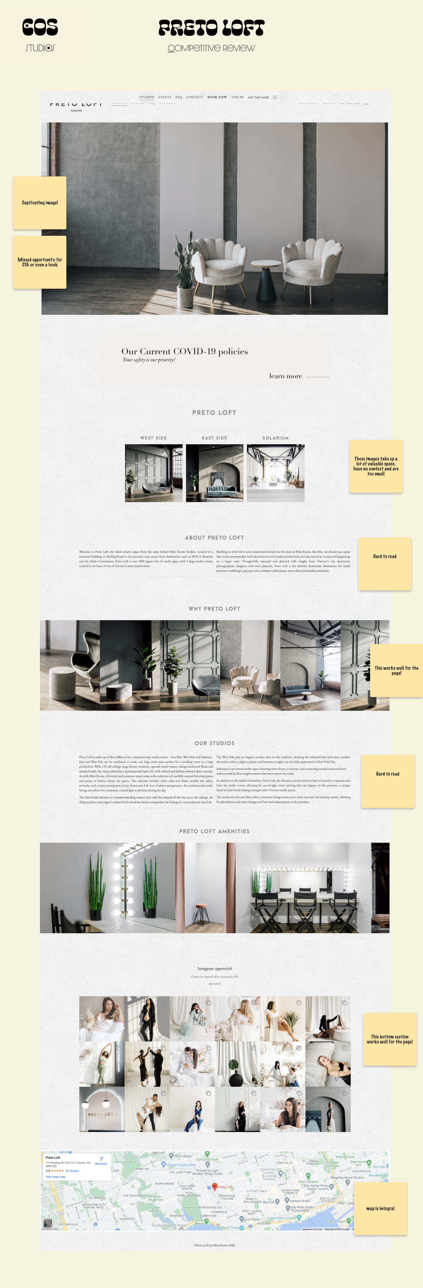 Preto Loft Competitive Review