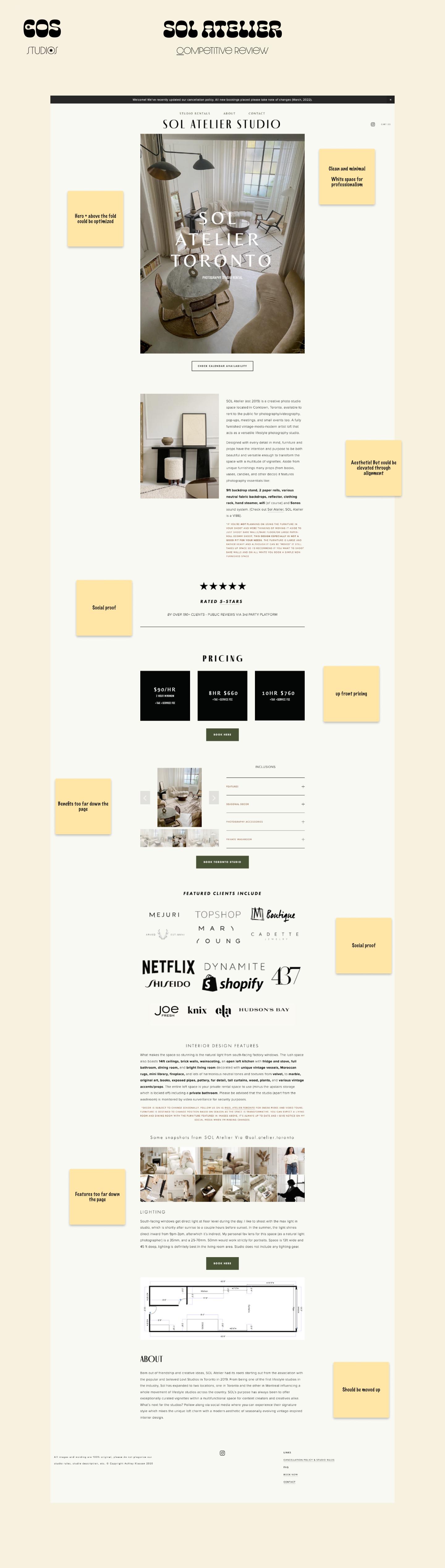 Sol Atelier Competitive Review