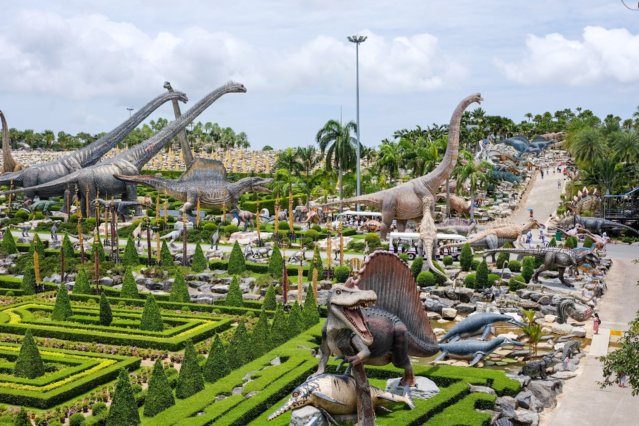 Nong Nooch Botanical Garden in Pattaya, the Jurassic Park of Thailand