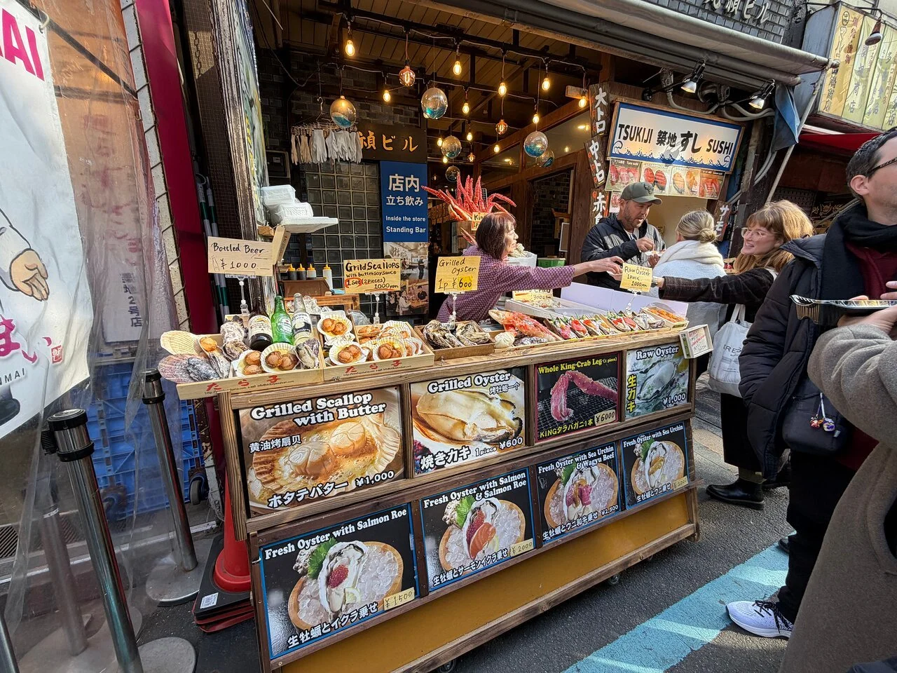 food tour in tokyo japanese seafood