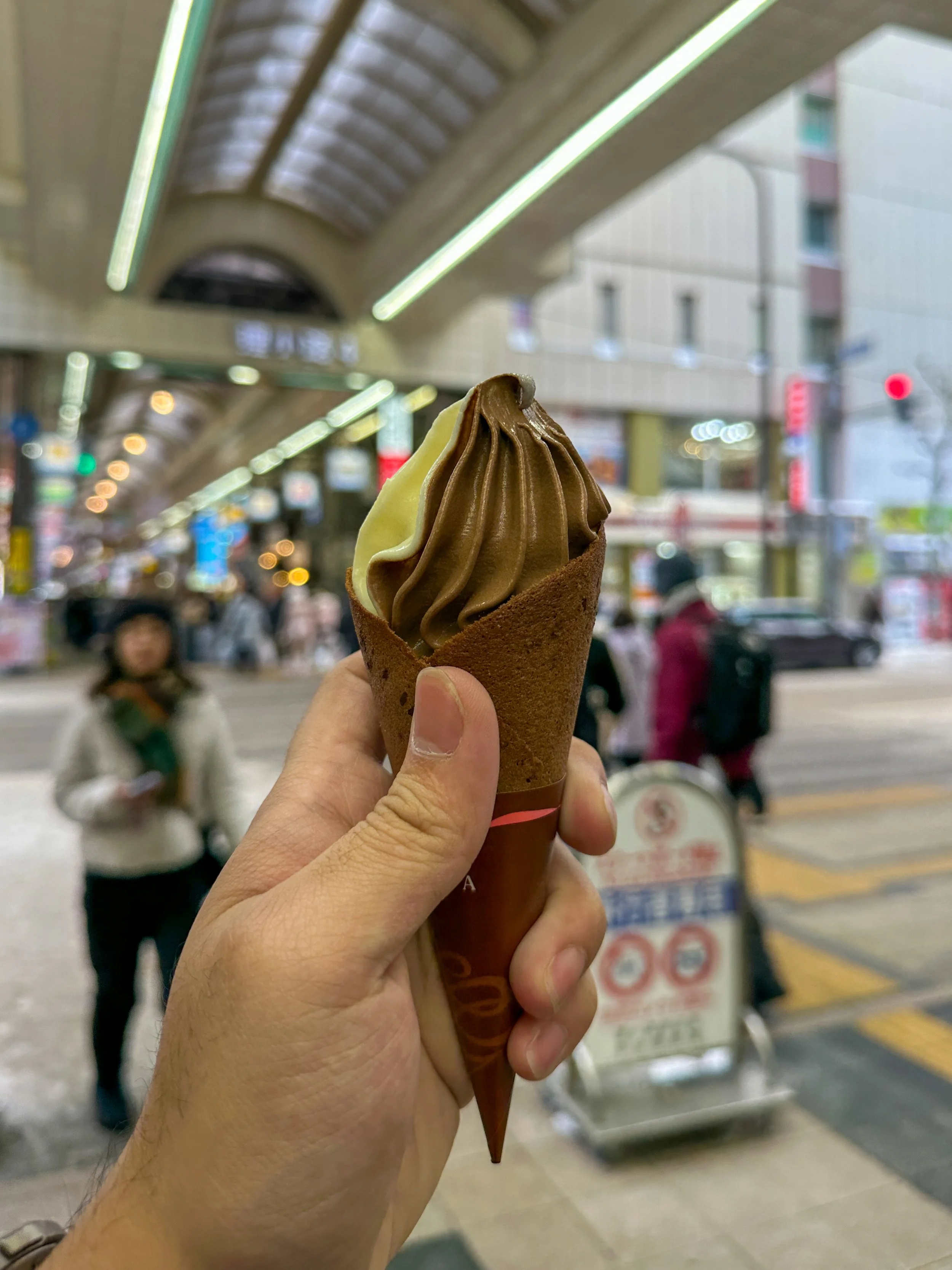 hokkaido food, soft serve ice cream dairy milk