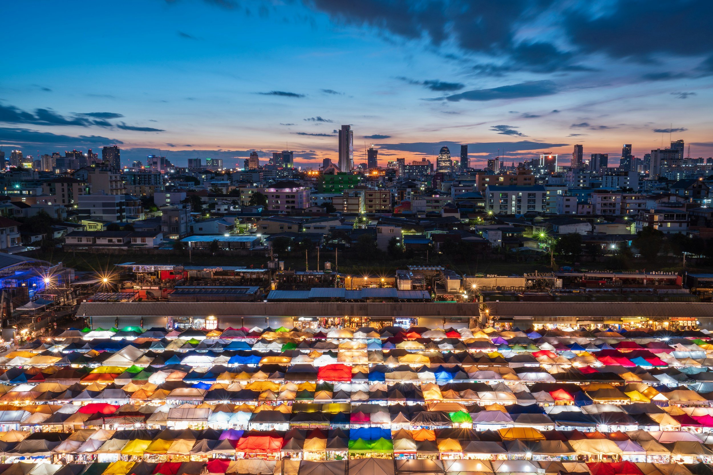 bangkok train night market