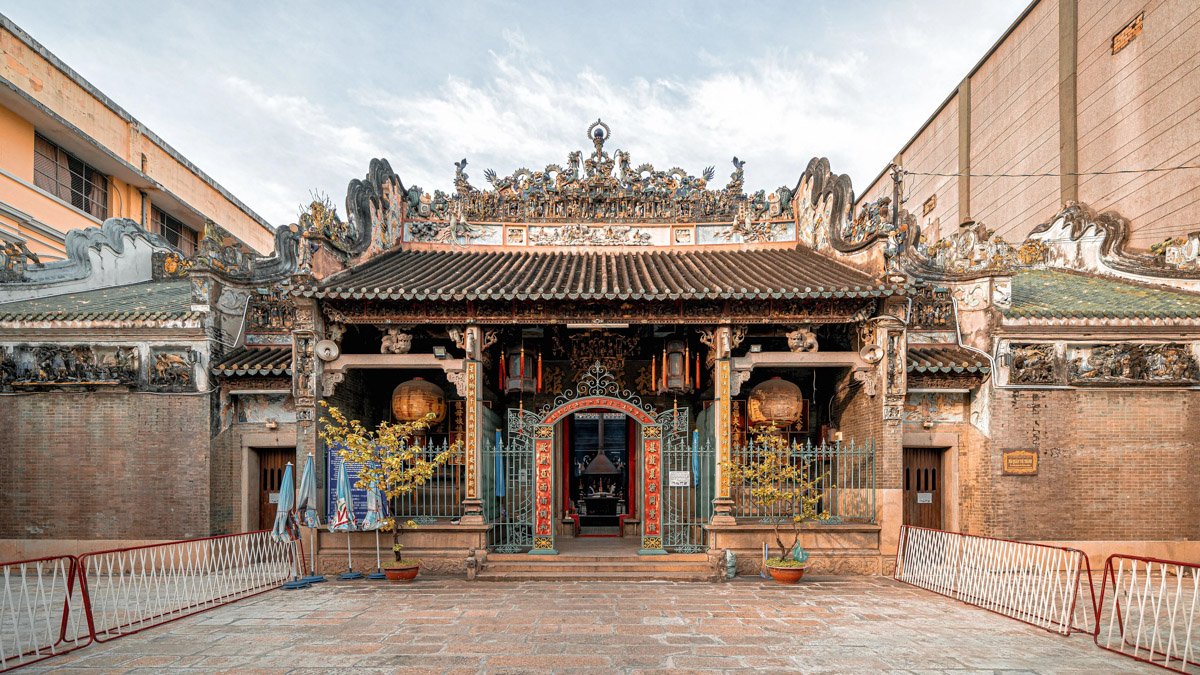 Ho Chi Minh City Vietnam Chinatown Cho Lon Thien Hau Pagoda