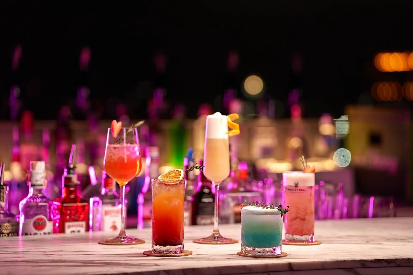 Spectrum Lounge & Bar cocktails