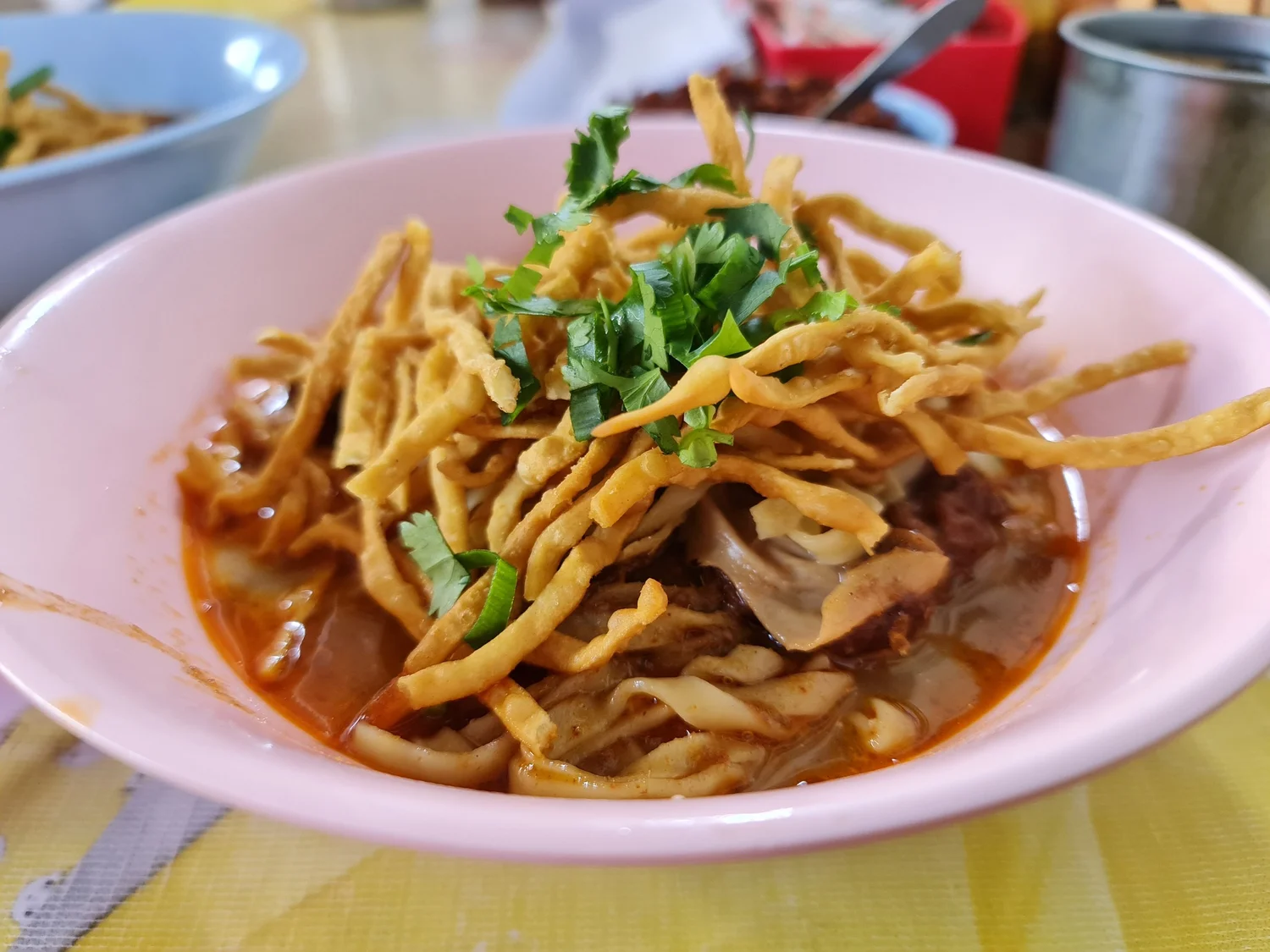 Chiang mai food khao soi noodles curry