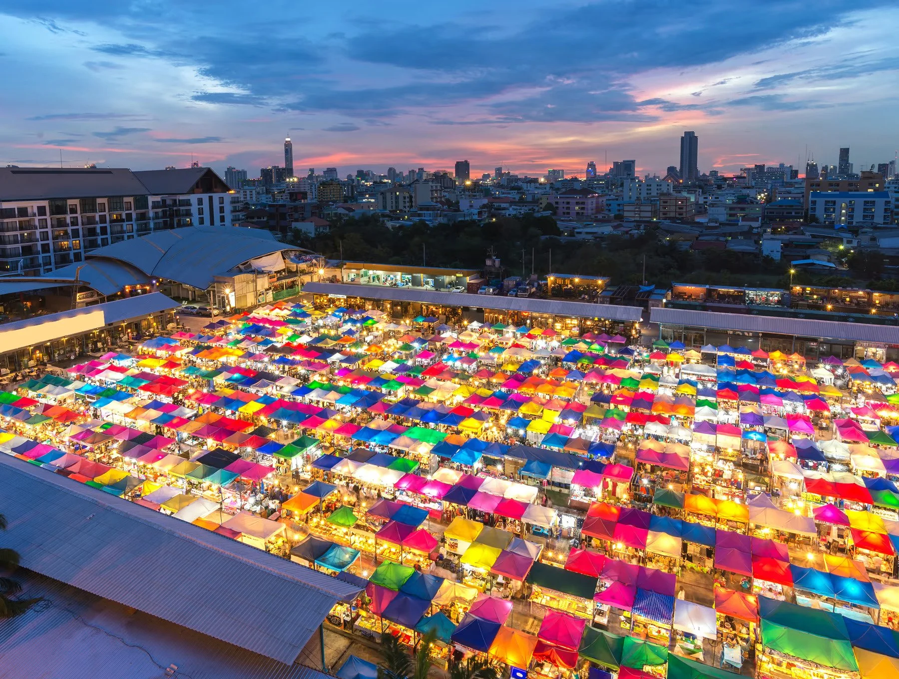 chatuchak weekend market in bangkok thailand