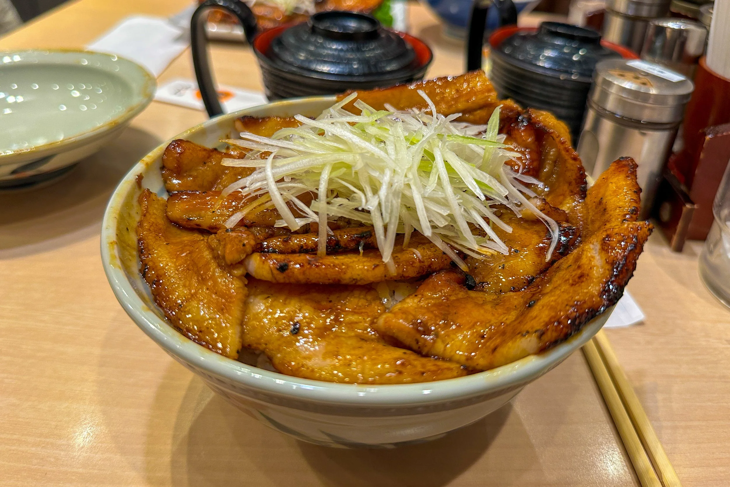 hokkaido food butadon pork belly rice bowl