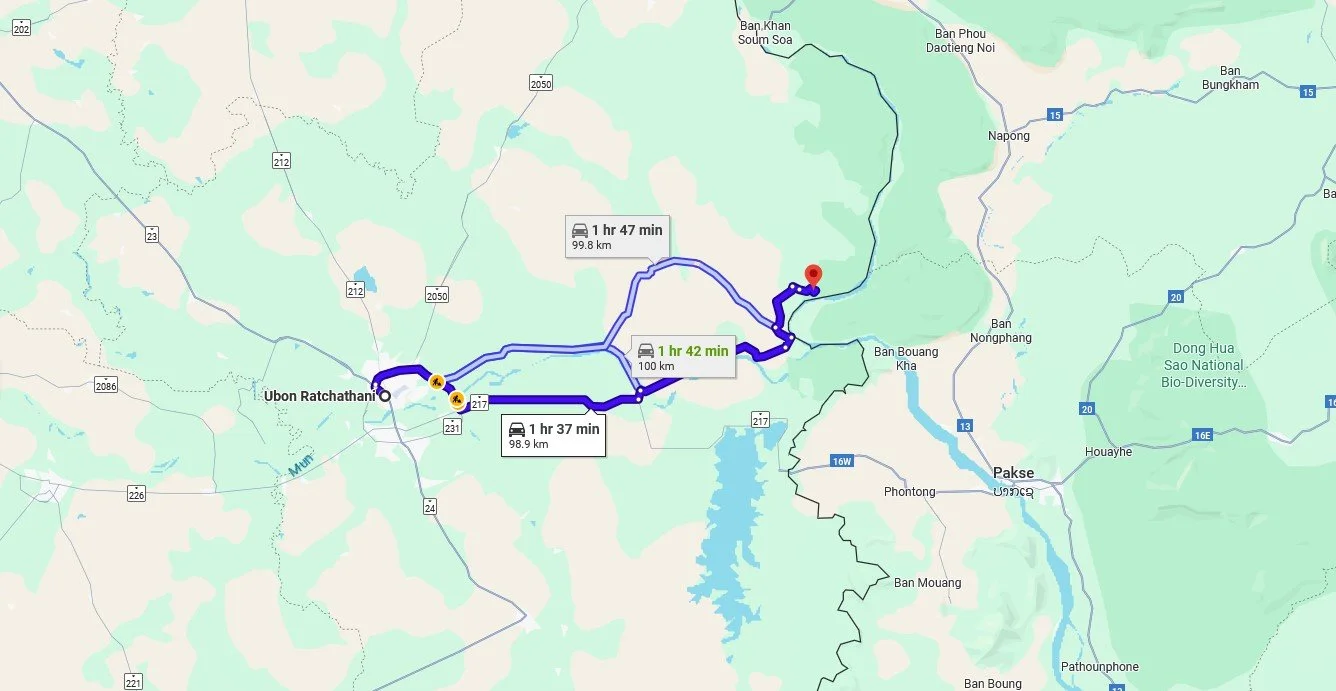 how to get to Pha Taem National Park