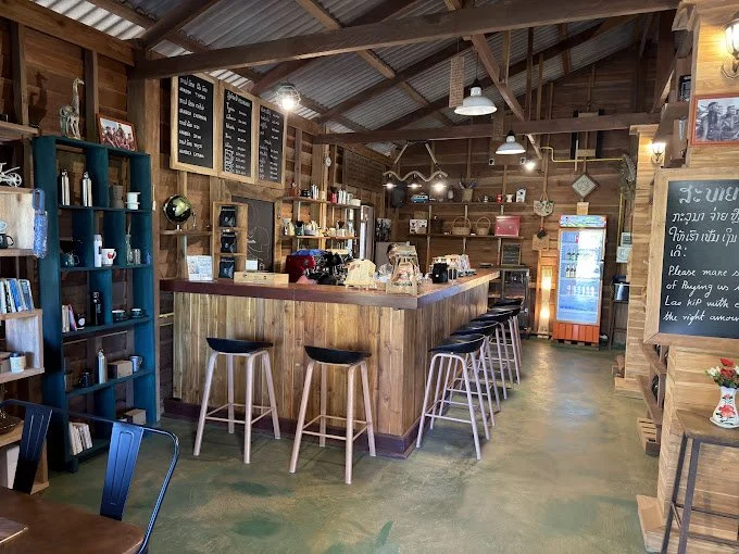 Laos Pakse Bolaven Plateau Cafe Farm Jhai Coffee House