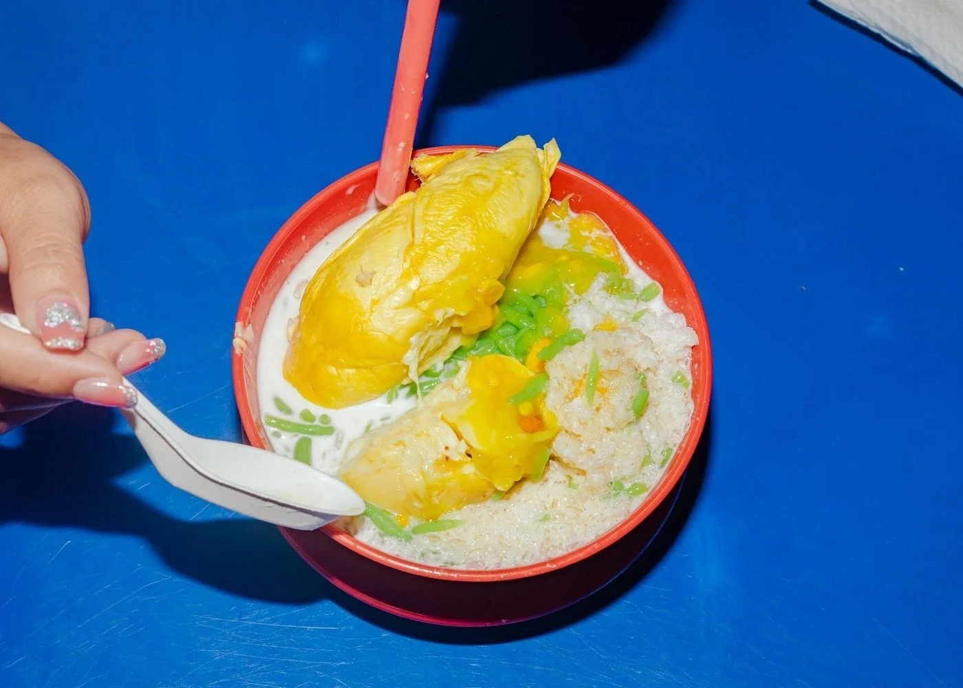 Kuala Lumpur food tour cendol shaved ice durian