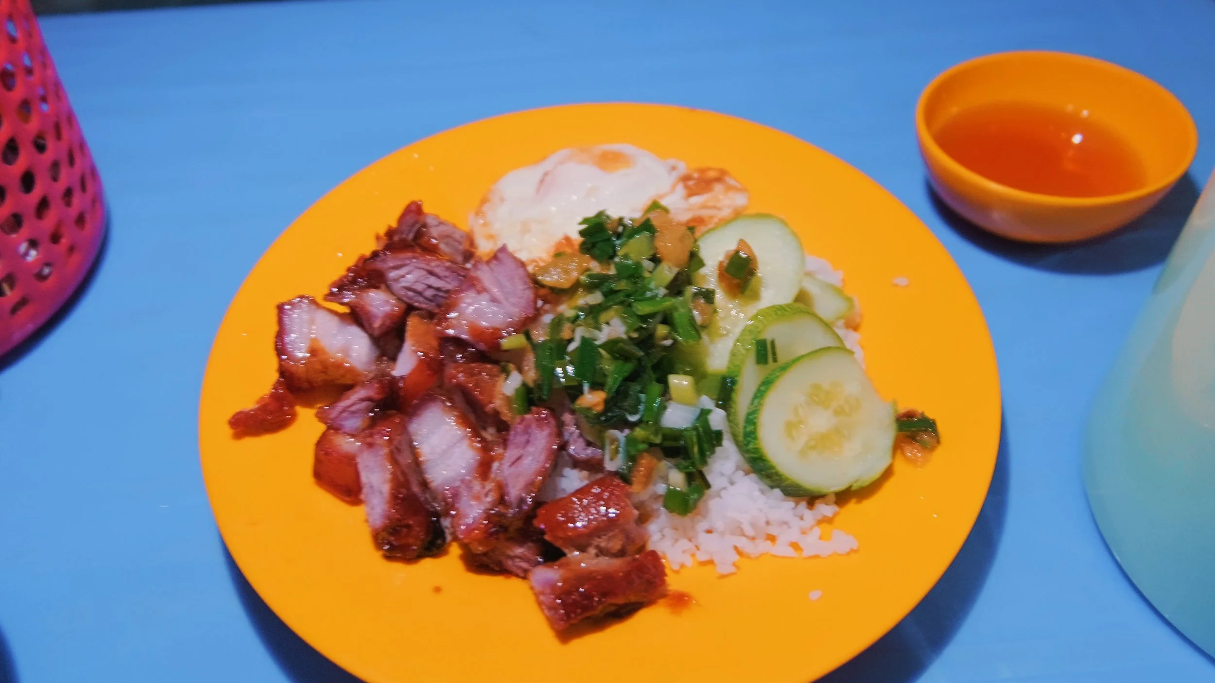 Com Tam broken rice vietnamese street food tour in Ho chi minh city