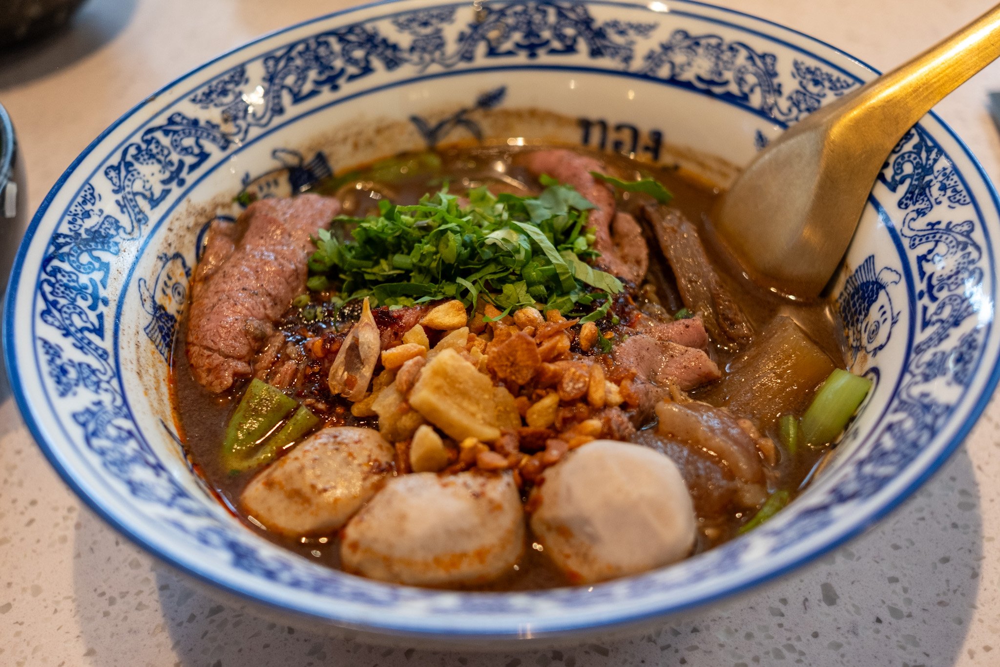 Thong Smith - Eating Expensive Wagyu Boat Noodles in Bangkok