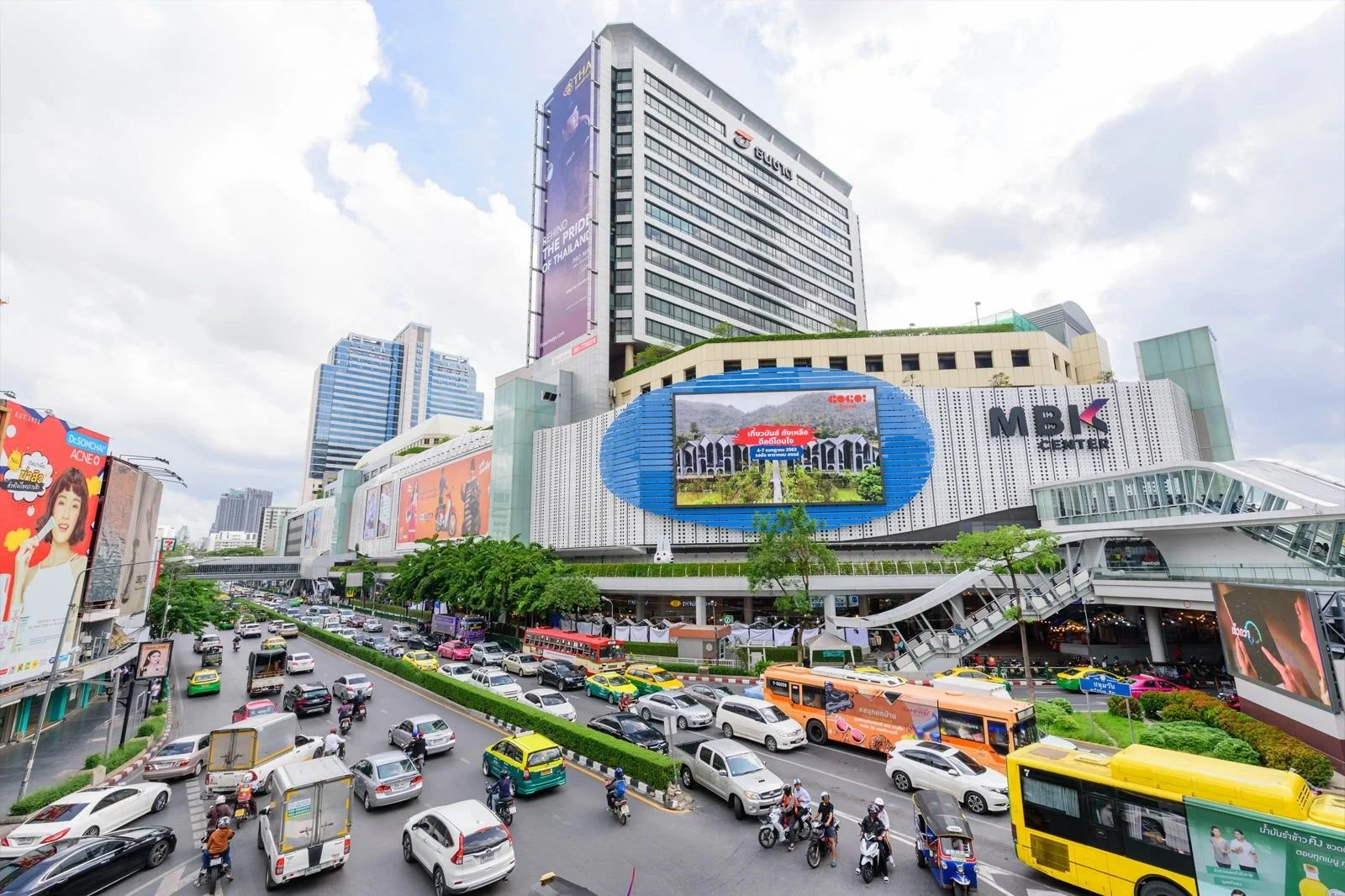 mbk center shopping mall in bangkok thailand