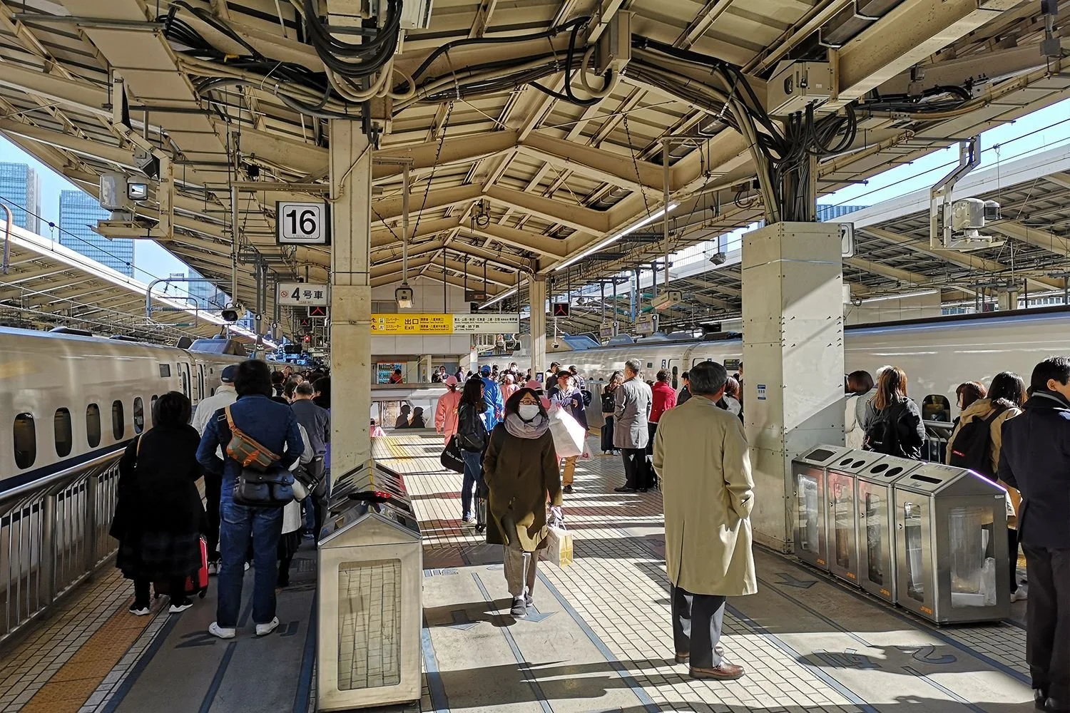 Shinkansen japanese bullet train station