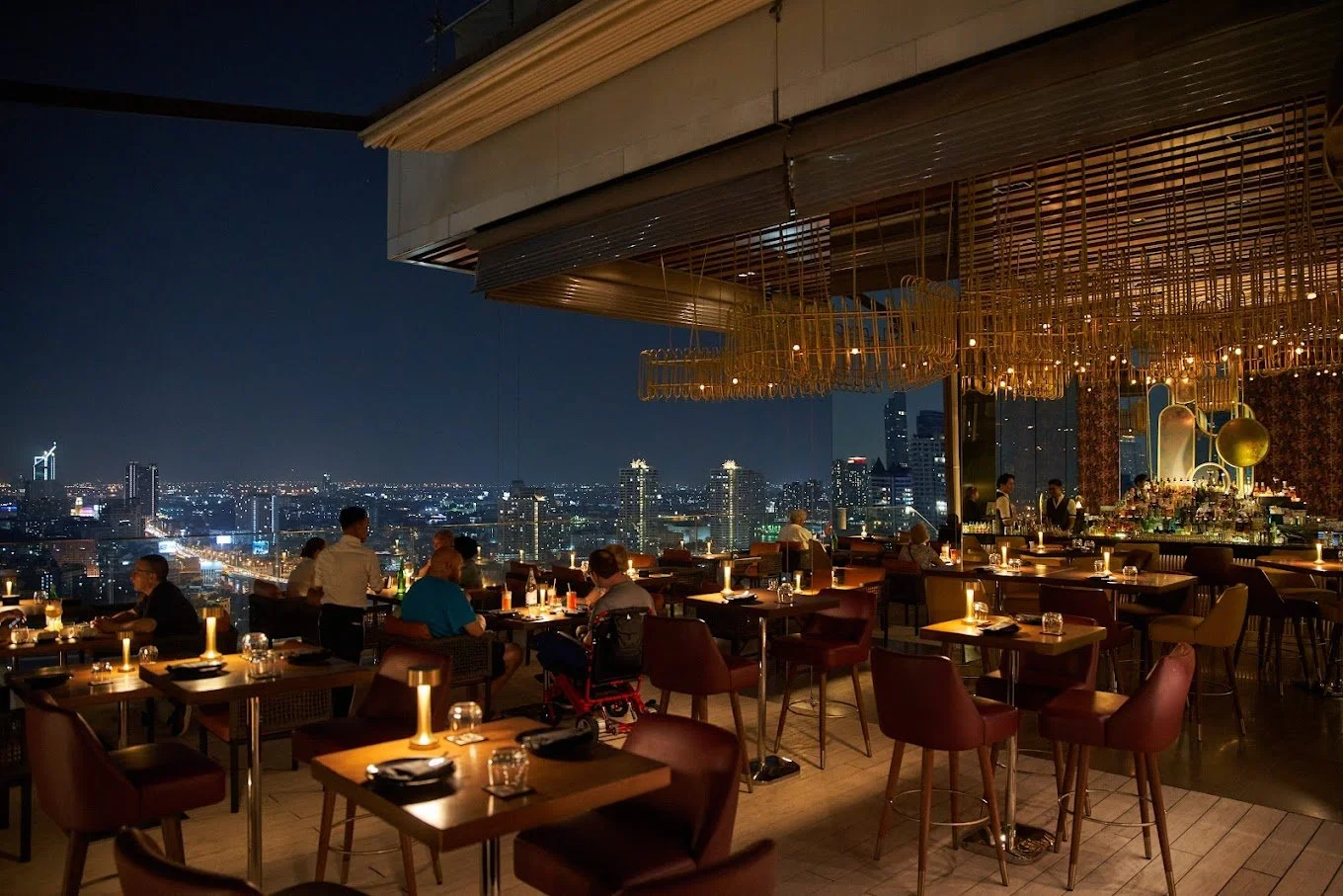 rooftop bars in bangkok SEEN Restaurant & Bar Bangkok