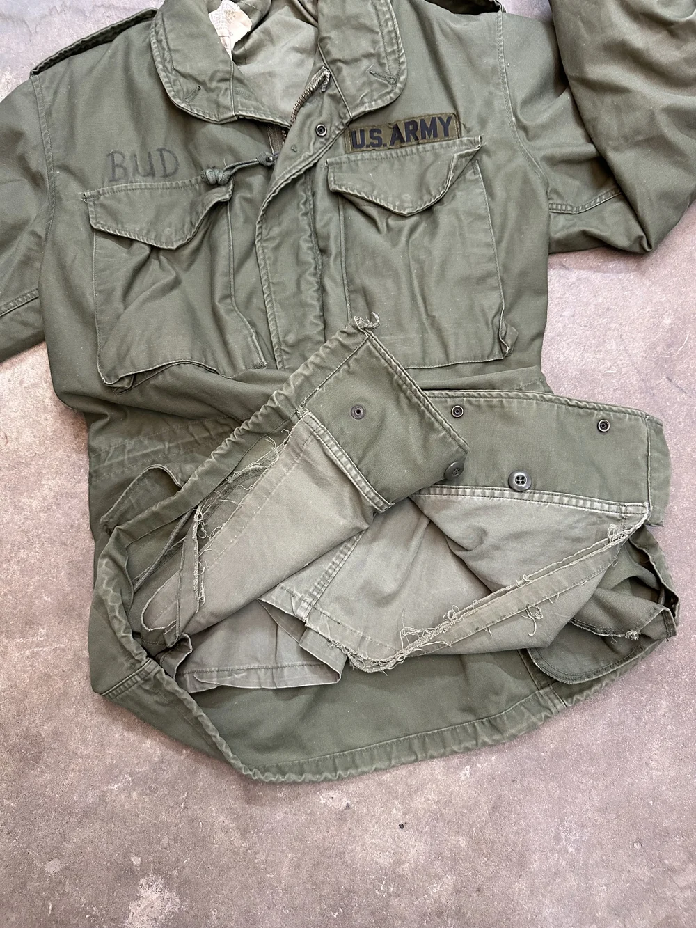 M65 OG-107 Olive Green Field Jacket - Size Small Regular — Johnny