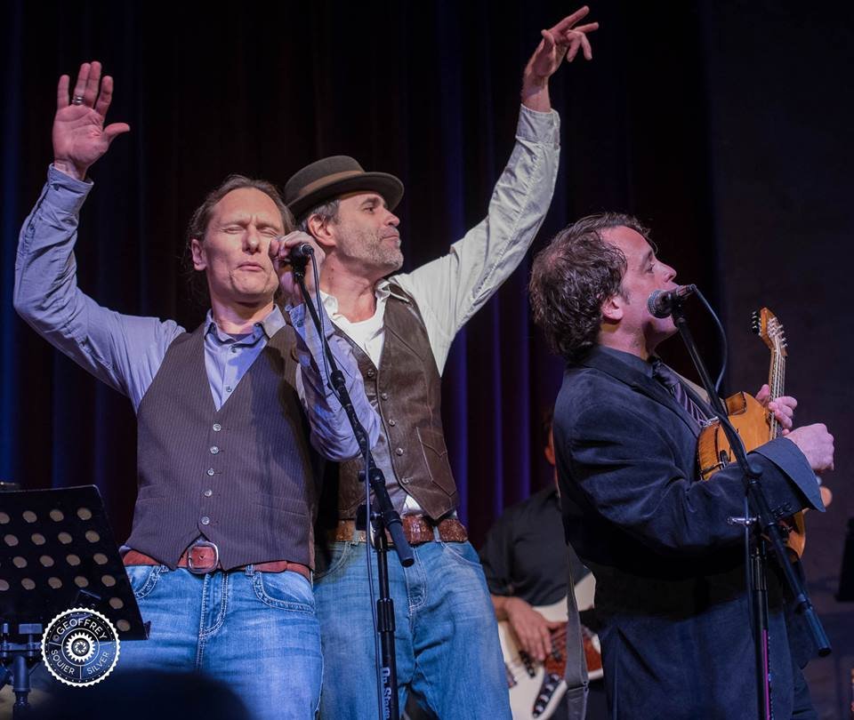 The Old Yellers at the Garage Door