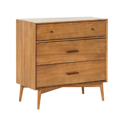 Mid Century Three Drawer Dresser.png