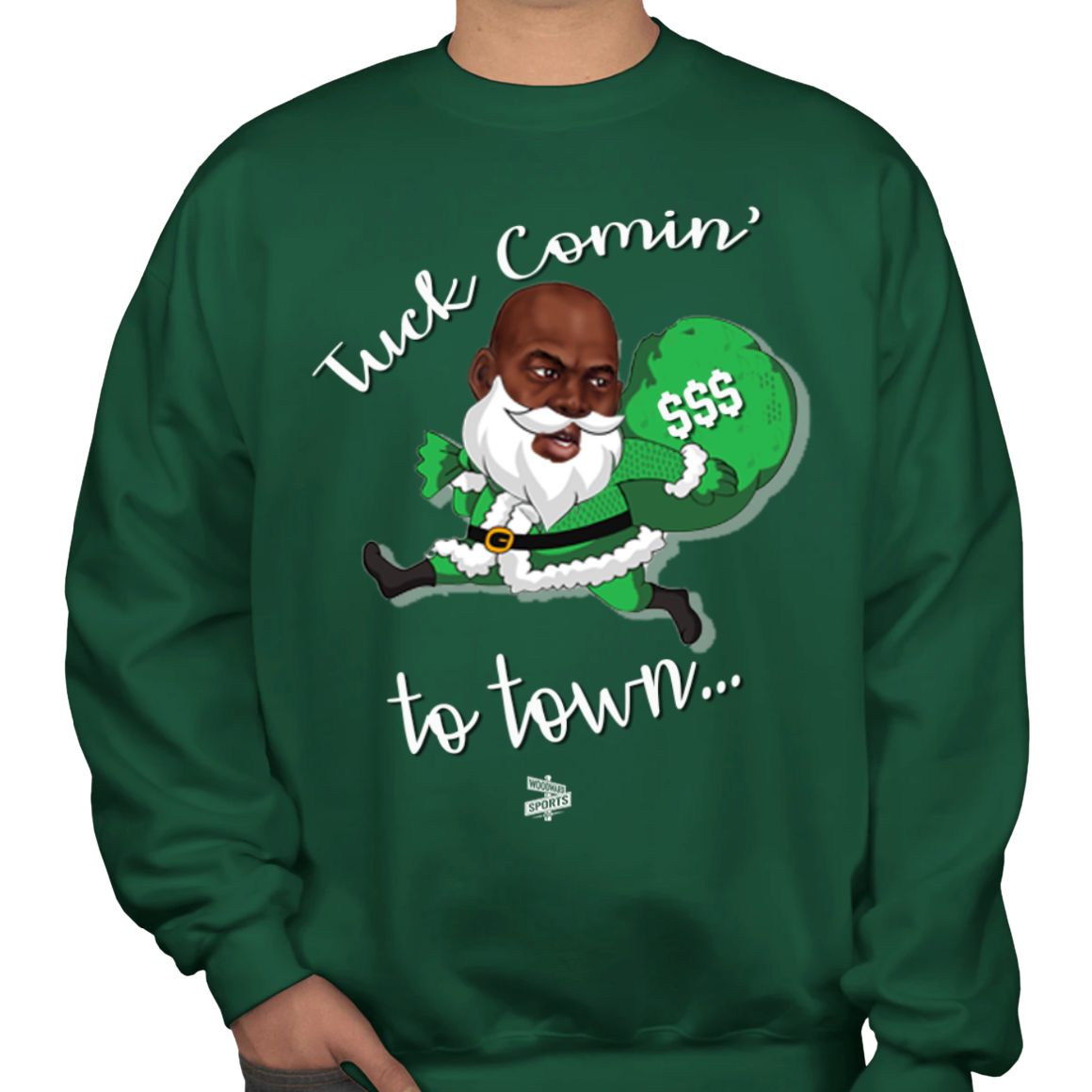 Tuck Comin' Crewneck - Green.png