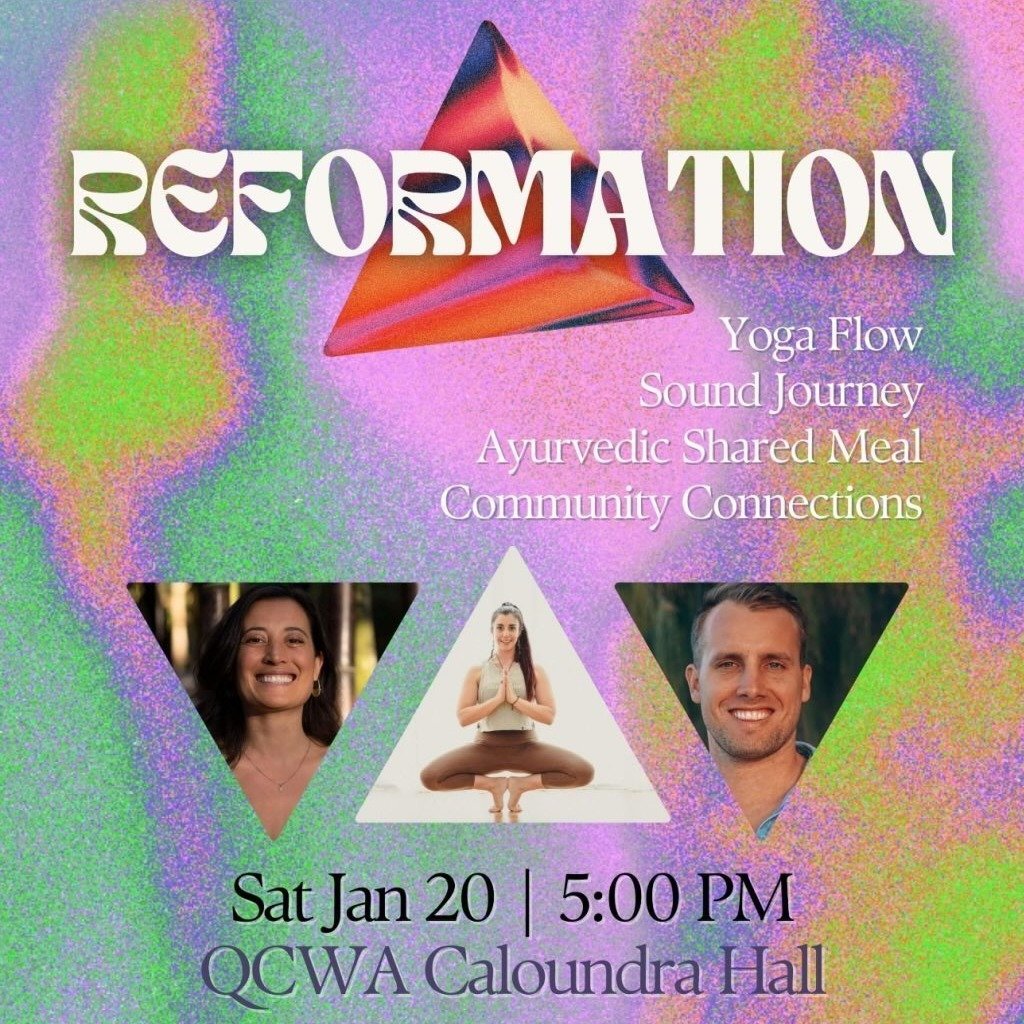 𝐎𝐮𝐫 𝐄𝐚𝐫𝐥𝐲 𝐁𝐢𝐫𝐝 𝐭𝐢𝐜𝐤𝐞𝐭𝐬 𝐞𝐧𝐝 𝐭𝐡𝐢𝐬 𝐰𝐞𝐞𝐤! 👉🏽
Join us for Reformation - Yoga, meditation and sound journey with Ayurvedic meal. Join your hosts Rachel Niclair - Ayurzen, Carolina Vega - MyDrishti and Shay Douglas - Earth He