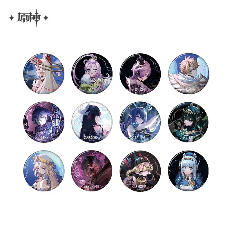 *Preorder* Genshin Impact Song of the Welkin Moon Series Metal Pin Button Badge